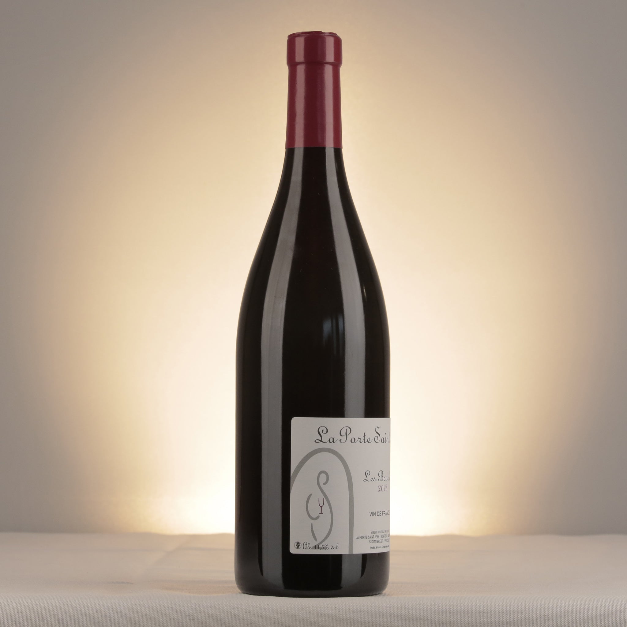 Sylvain Dittière Les Pouches Rouge 2023 Bottle label
