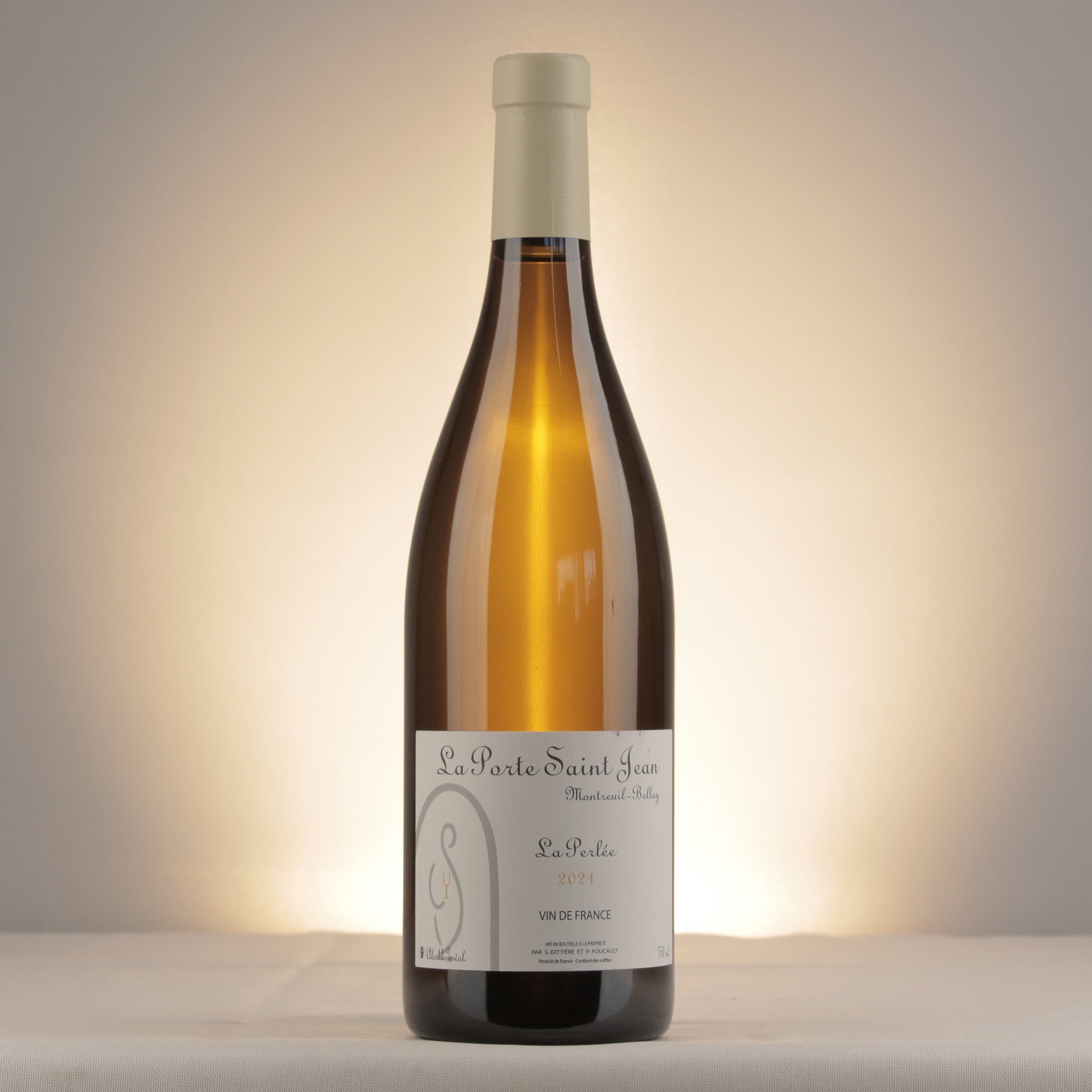 Sylvain Dittière Vin de France "La Perlée" 2021 Bottle front