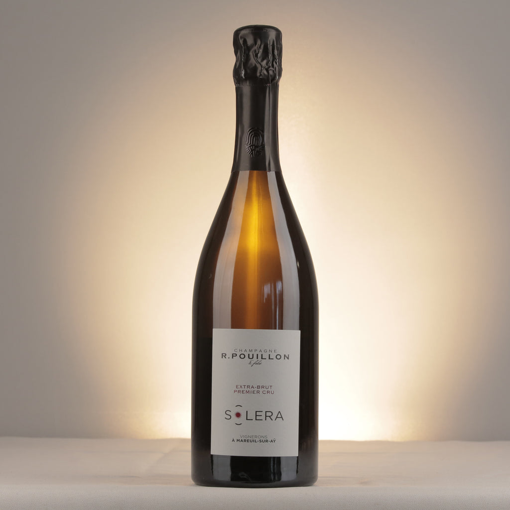 R. Pouillon 1er Cru Solera Extra Brut NV Bottle front