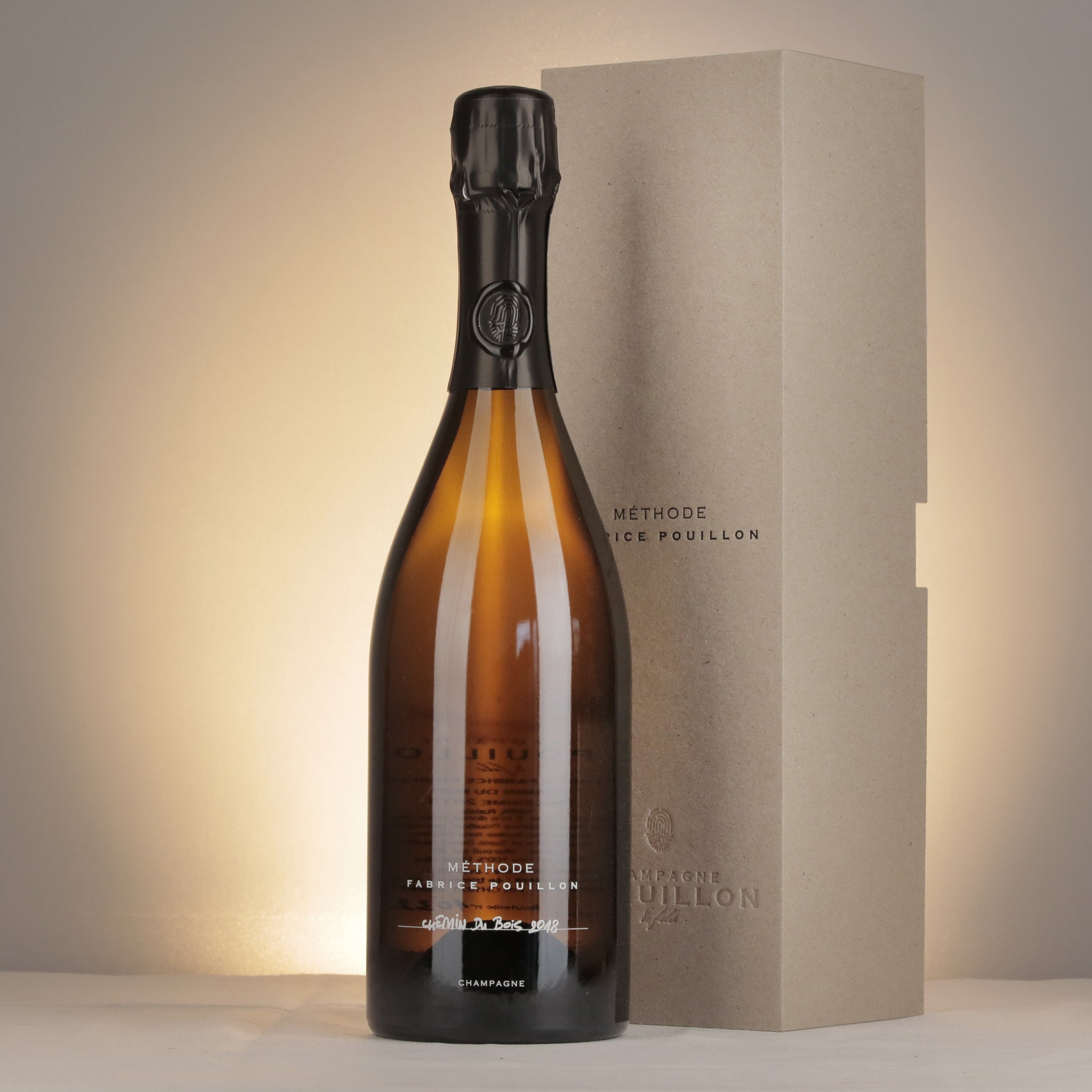 R. Pouillon Chemin du Bois Méthode Fabrice Pouillon 2018 Bottle front
