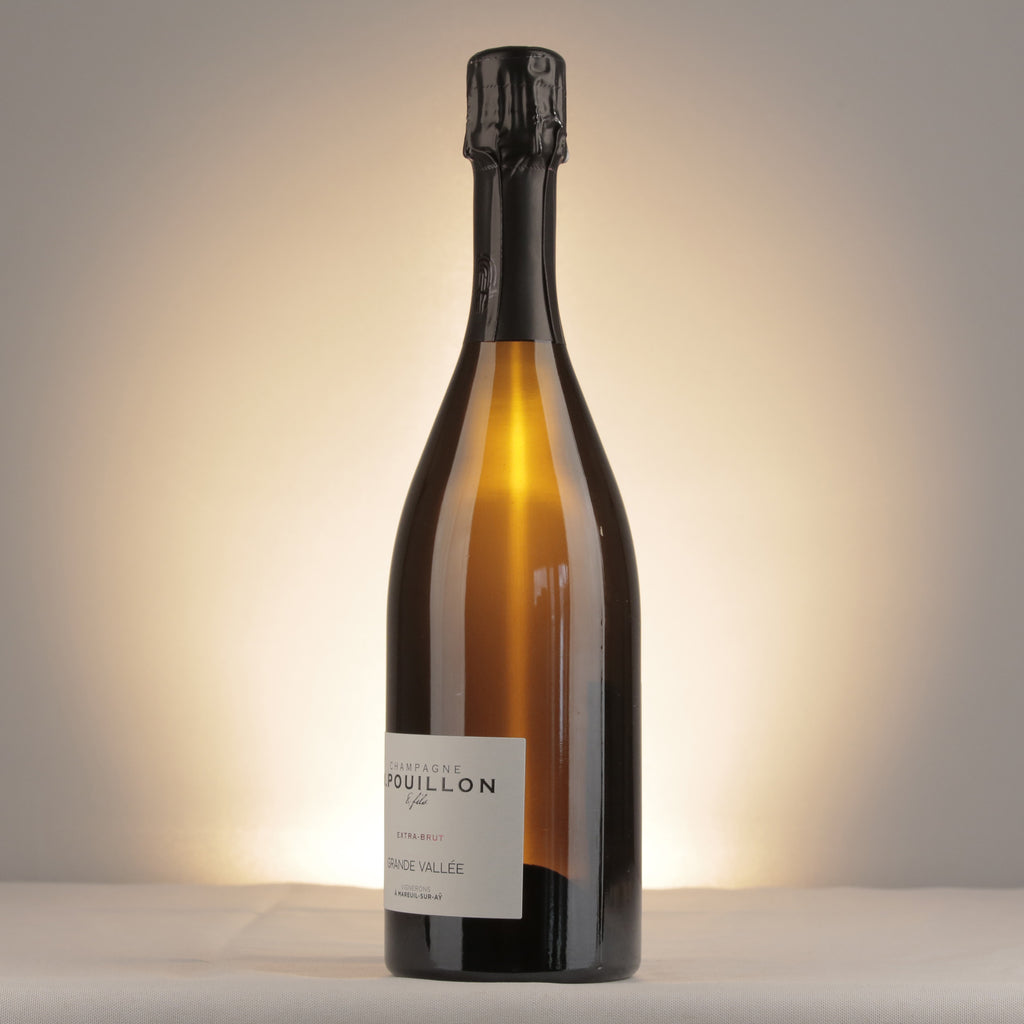 R. Pouillon Grande Vallee Extra-Brut Champagne NV Bottle label