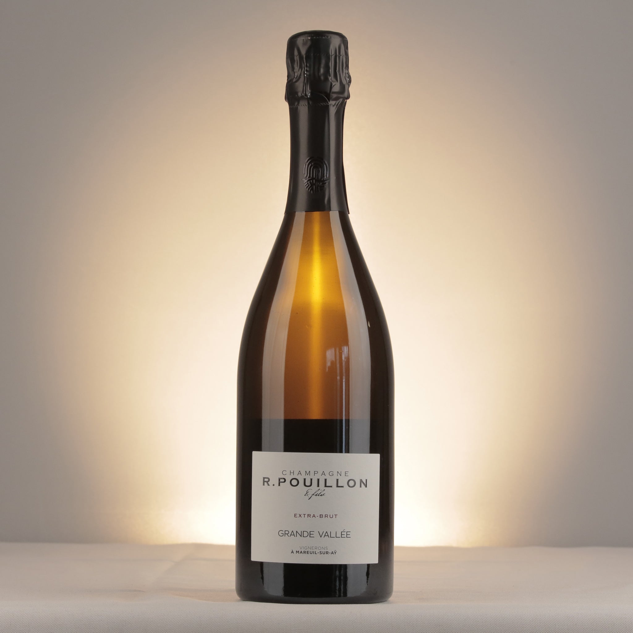 R. Pouillon Grande Vallee Extra-Brut Champagne NV Bottle front
