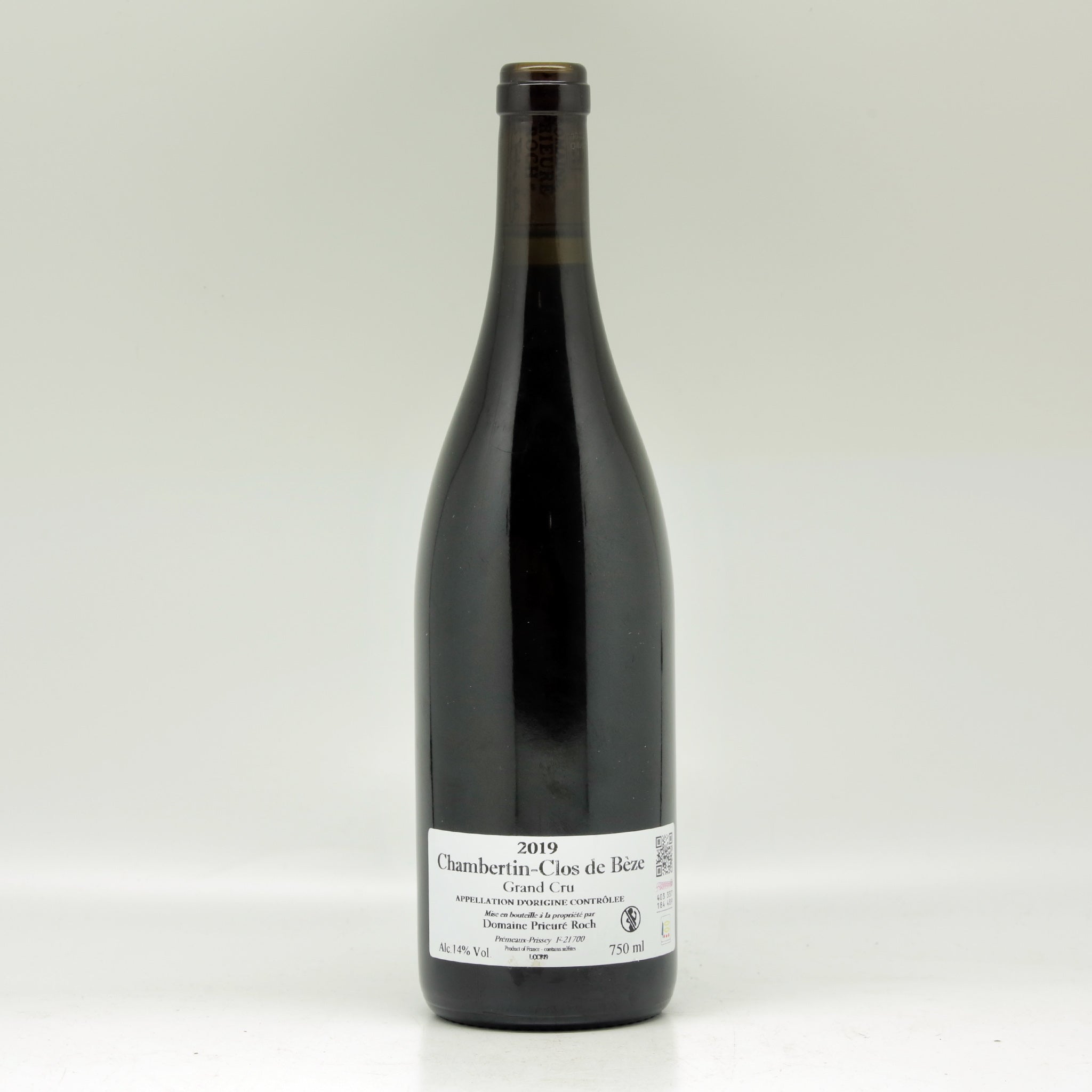 Domaine Prieuré Roch Chambertin Clos de Bèze Grand Cru 2019 Red wine Bottle