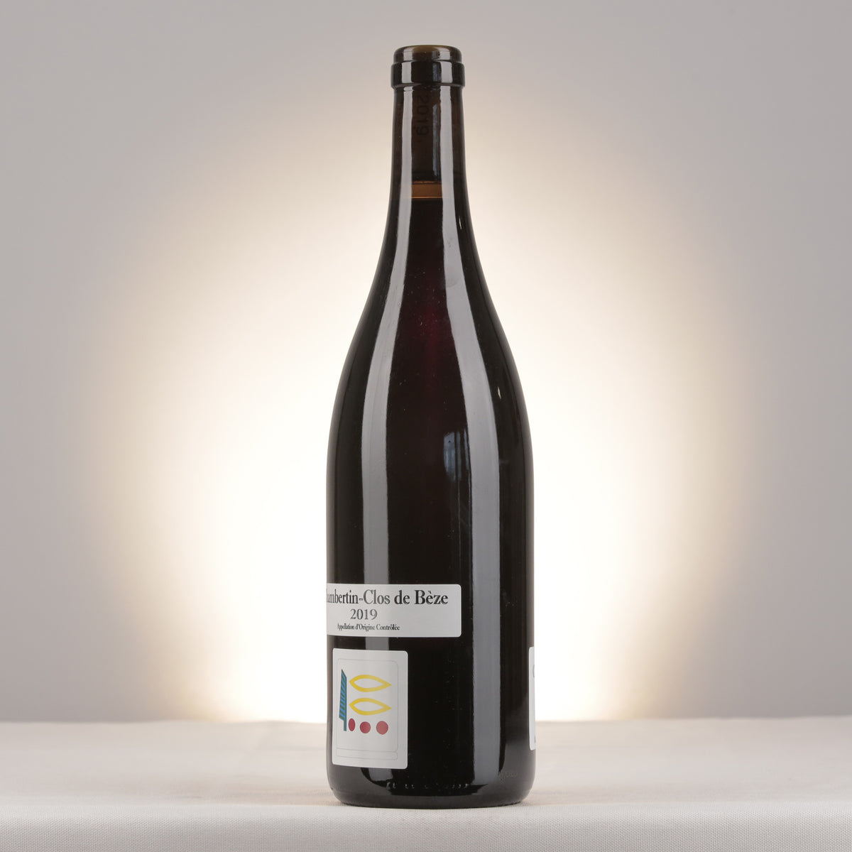 Prieuré Roch Chambertin Clos de Bèze Grand Cru 2019 Bottle turned left