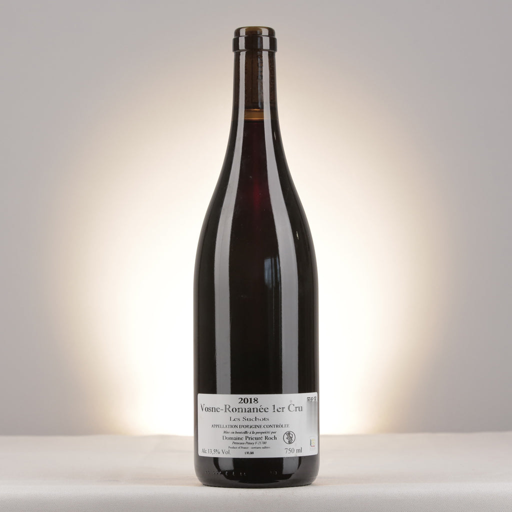 Prieuré Roch Vosne-Romanée Les Suchots 1er Cru 2018 Bottle back