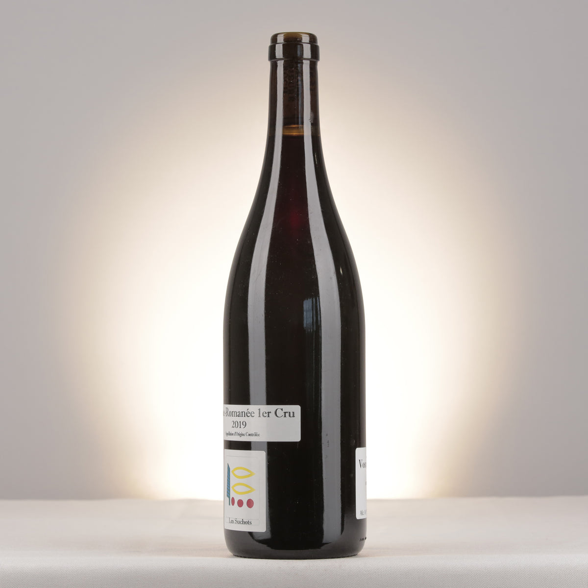Prieuré Roch Vosne-Romanée Les Suchots 1er Cru 2019 Bottle turned left