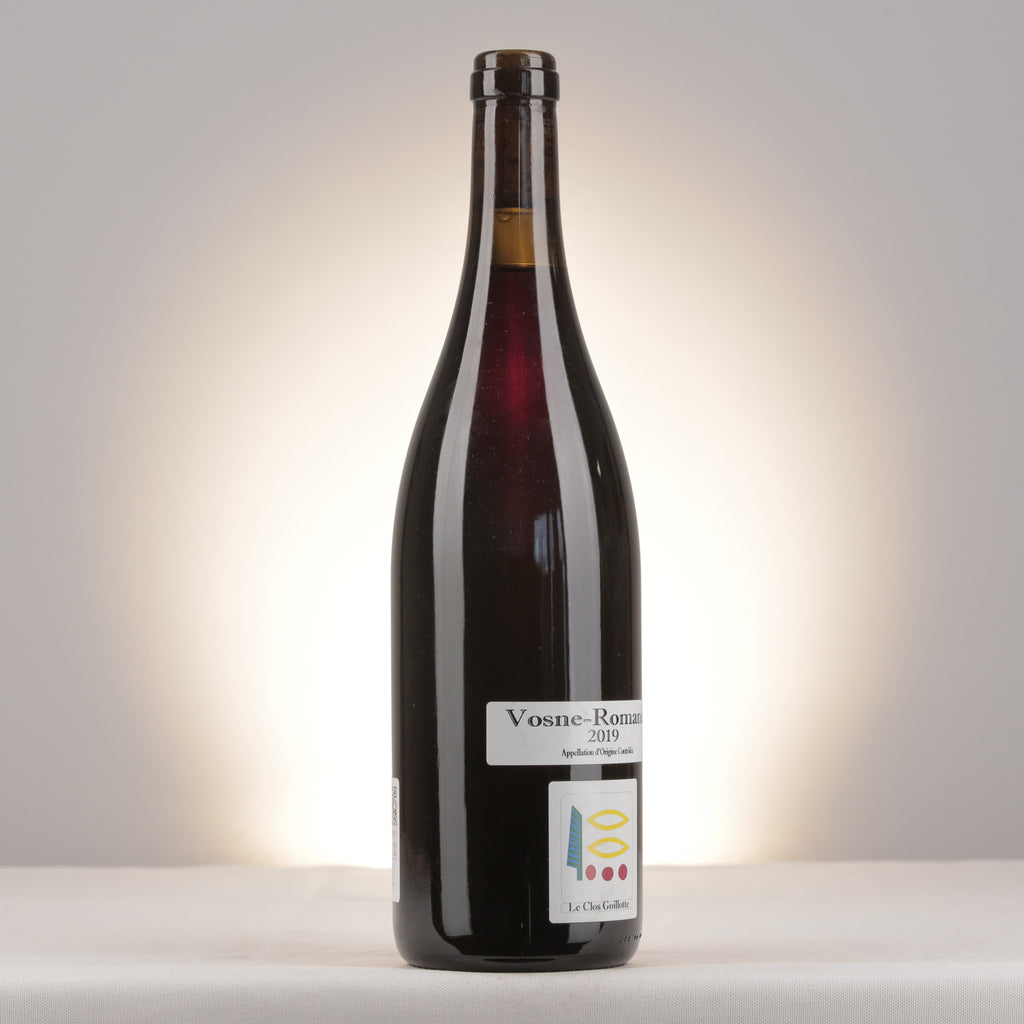Prieuré Roch Vosne-Romanée Le Clos Goillotte 2019 Bottle turned right