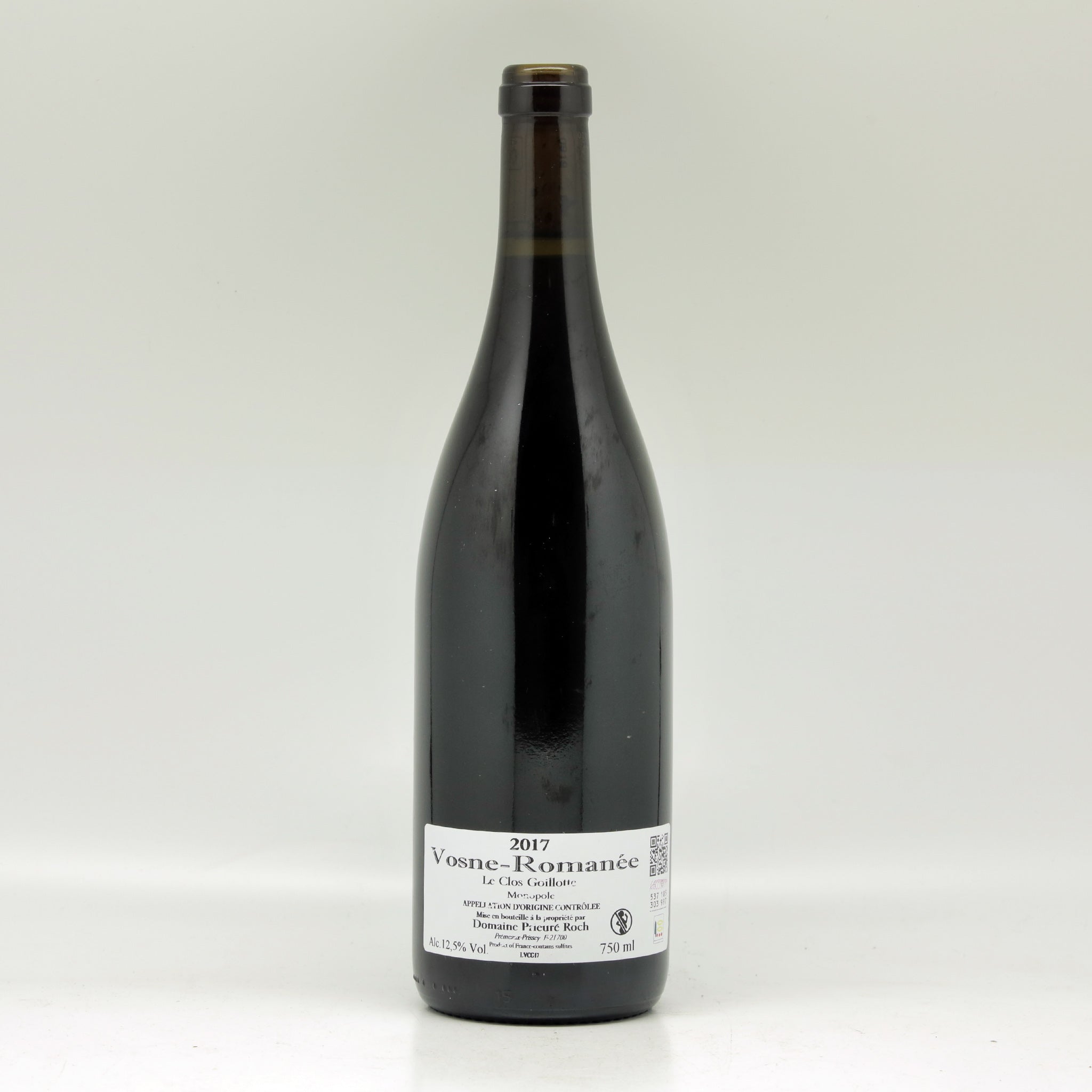 Domaine Prieuré Roch Vosnes Romanée Le Clos Goillotte 2017 Red wine Bottle