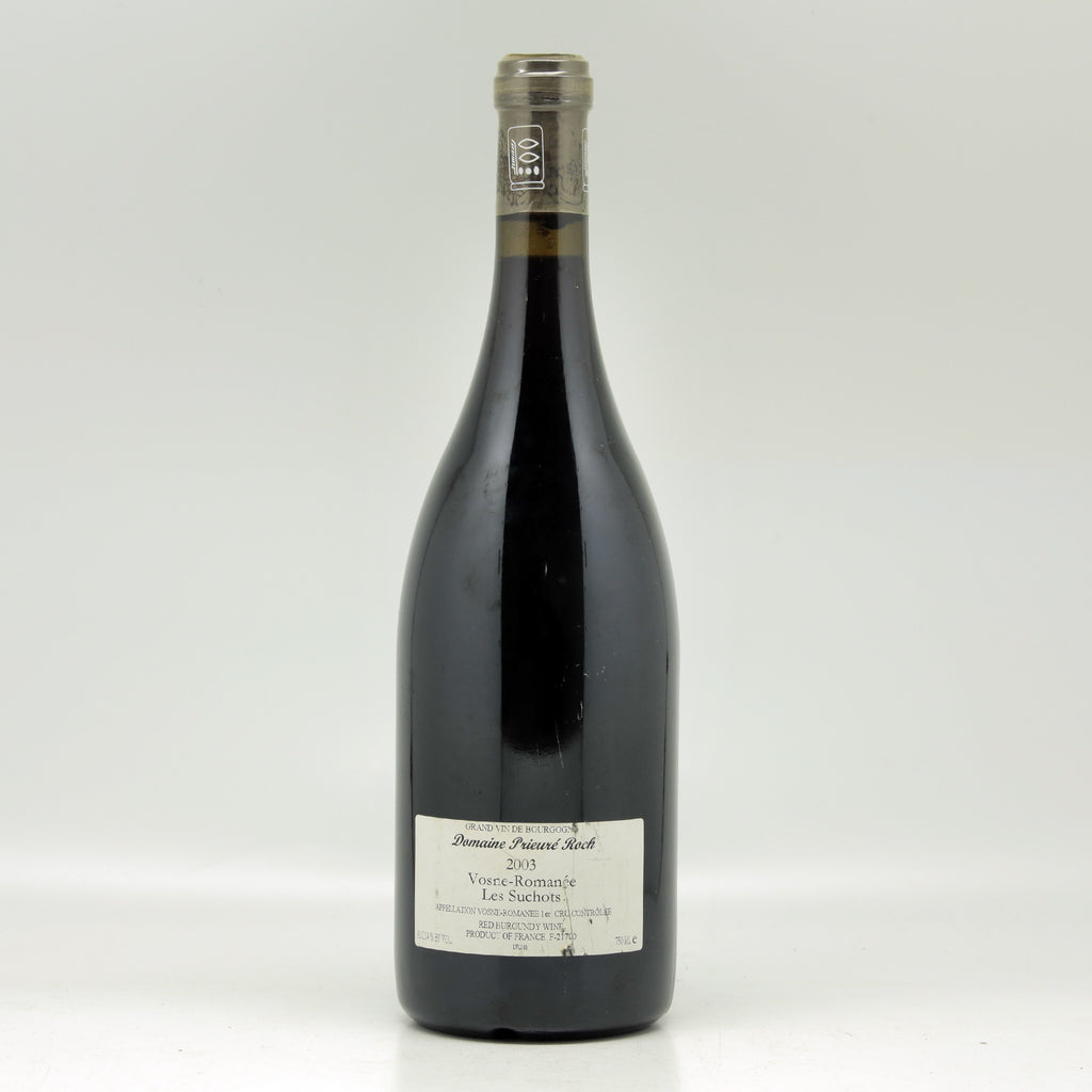 Domaine Prieuré Roch Vosnes Romanée Les Suchots 1er Cru 2003 Red wine Bottle