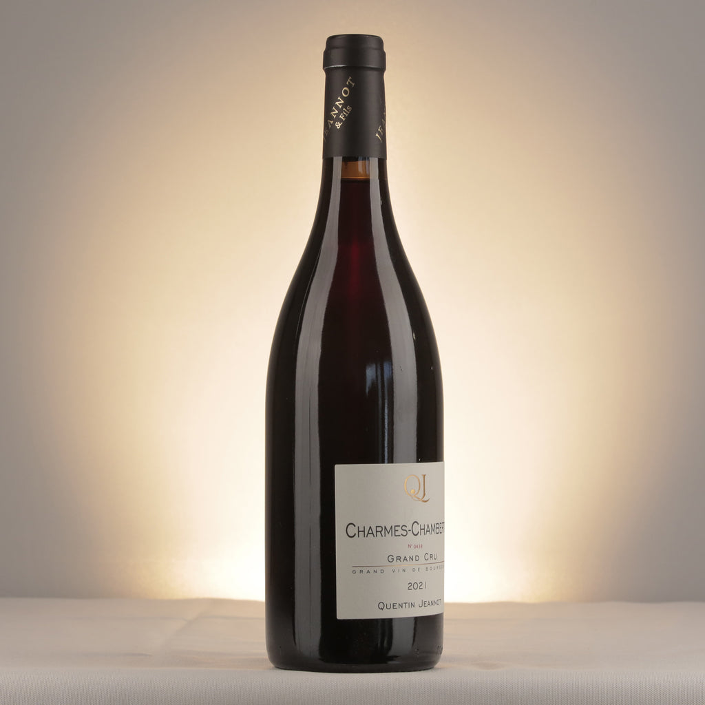 Quentin Jeannot Charmes-Chambertin Grand Cru 2021 Bottle detail
