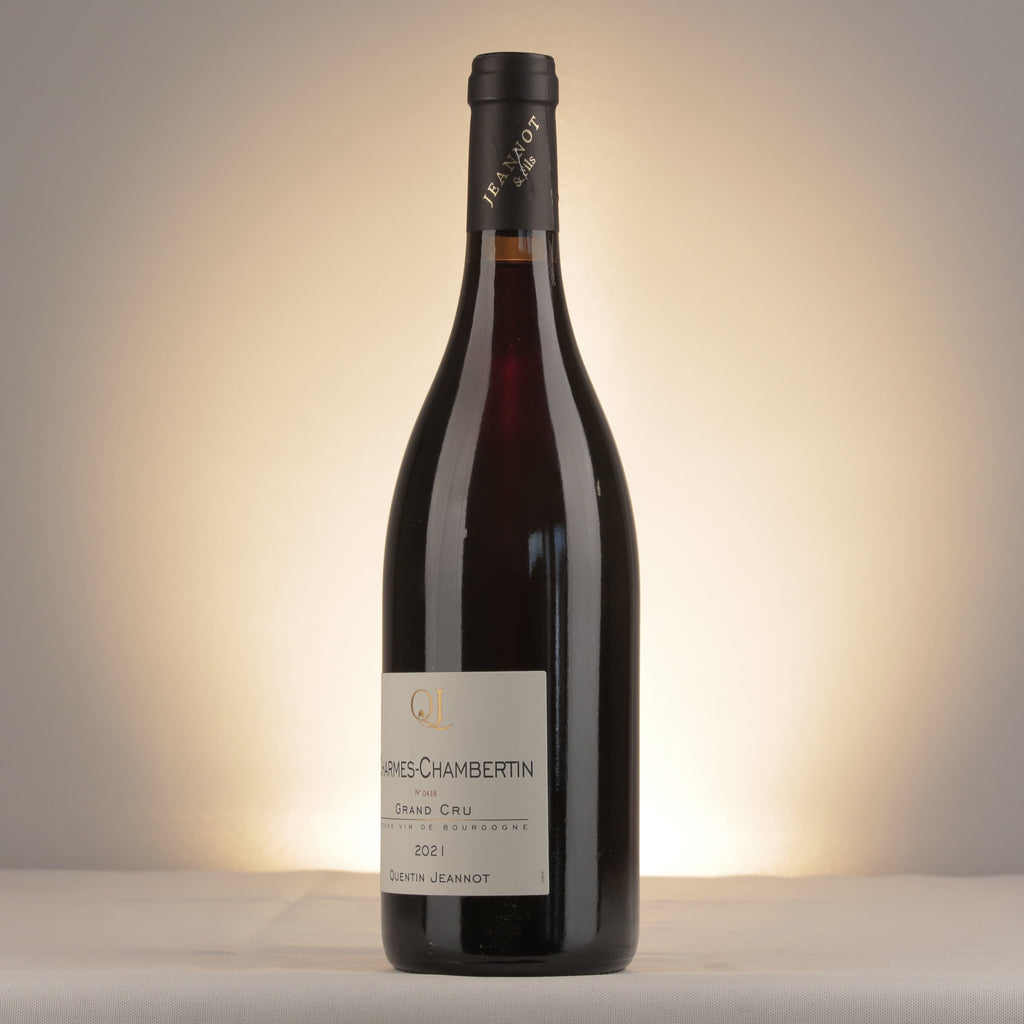 Quentin Jeannot Charmes-Chambertin Grand Cru 2021 Bottle label