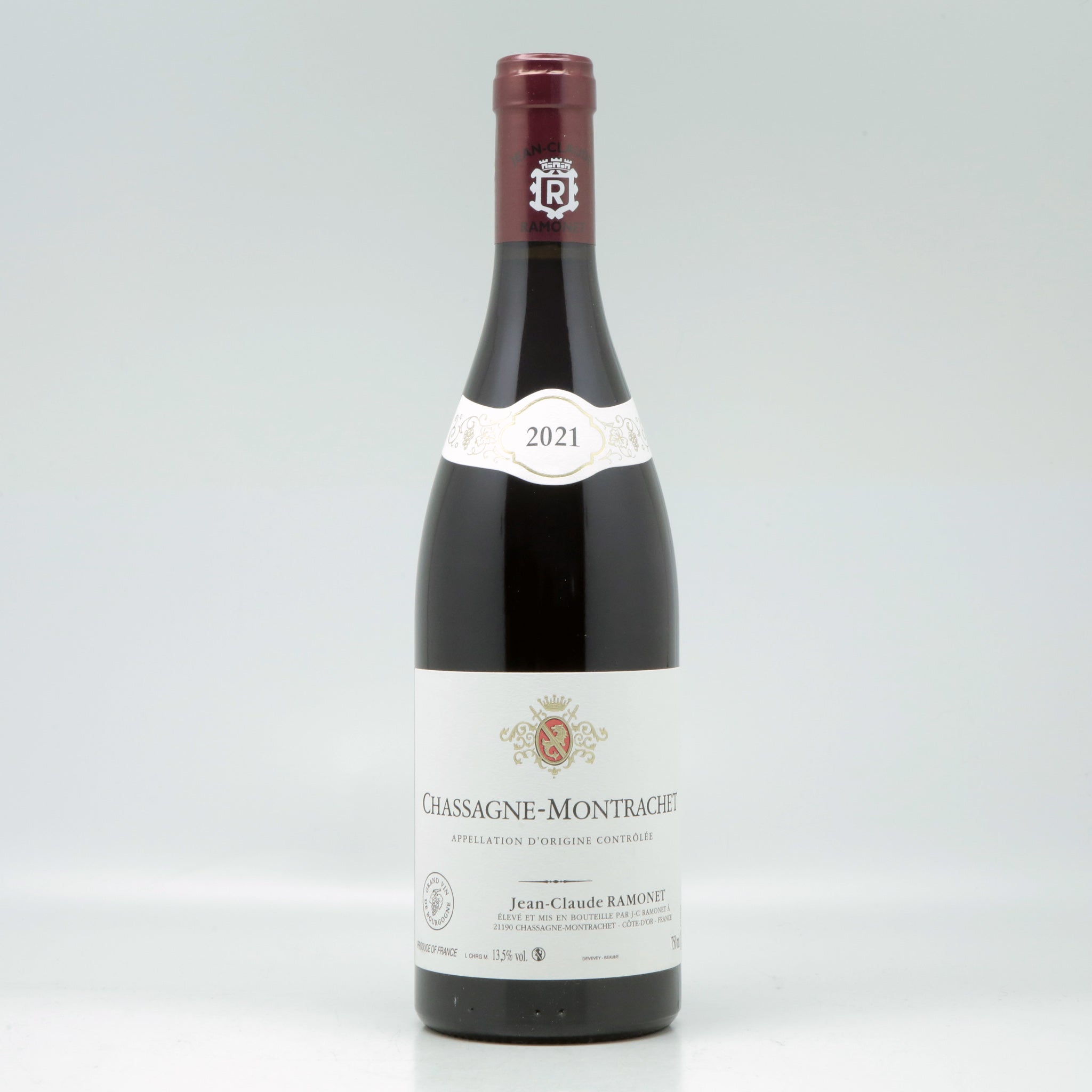 Domaine Jean-Claude Ramonet Chassagne-Montrachet 2021 Red wine Bottle