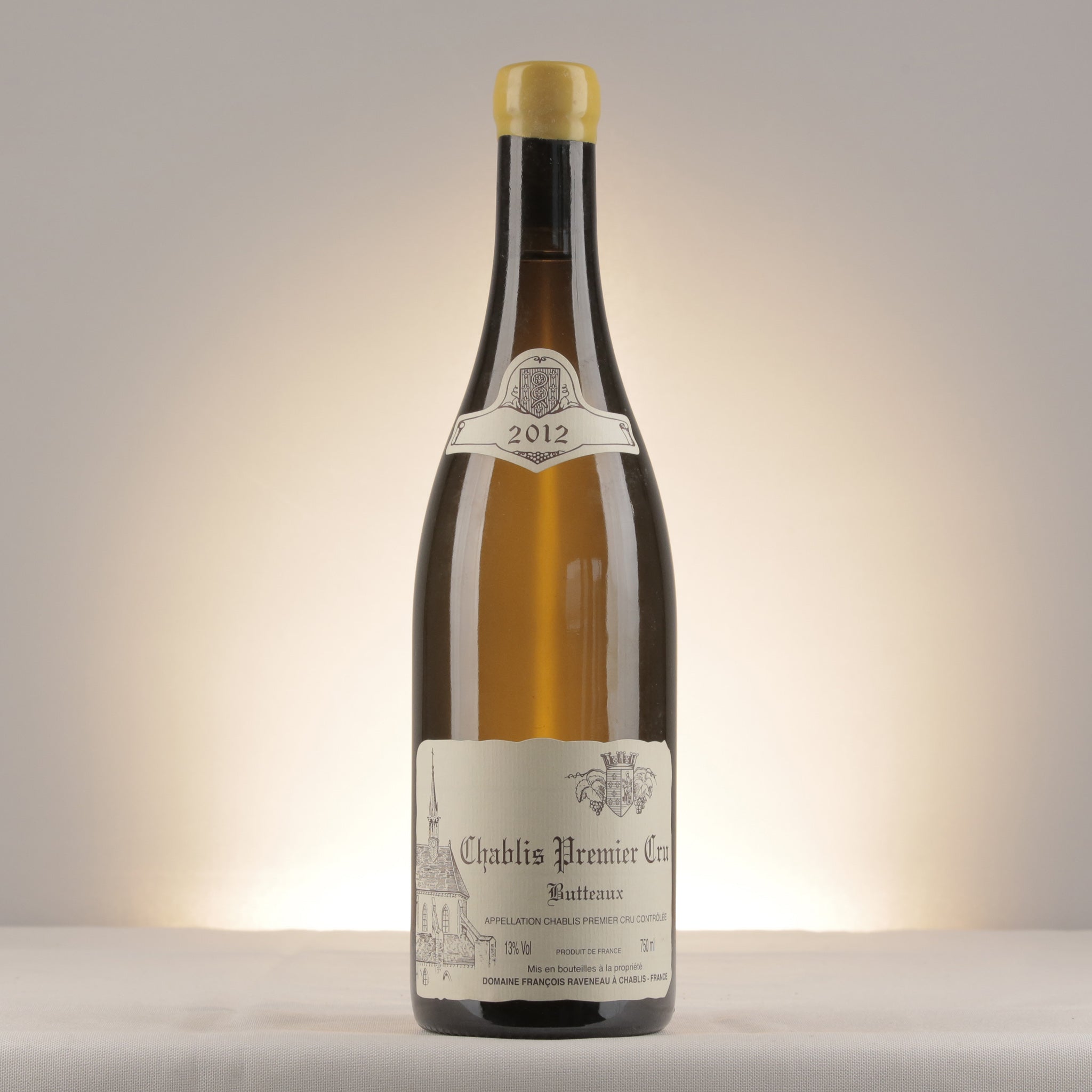 François Raveneau Chablis 1er Cru Butteaux 2012 Bottle front
