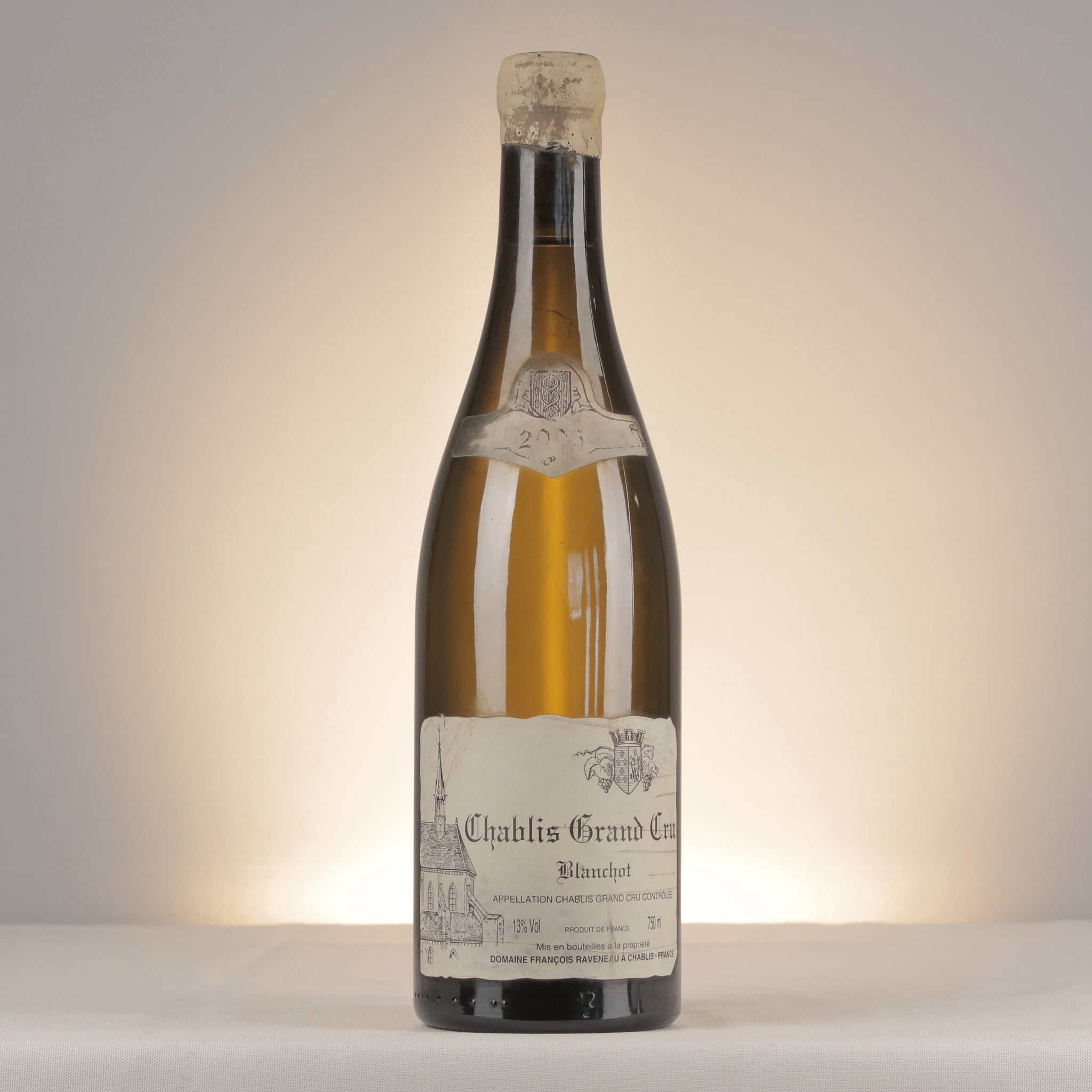 François Raveneau Chablis Grand Cru Blanchot 2005 Bottle front