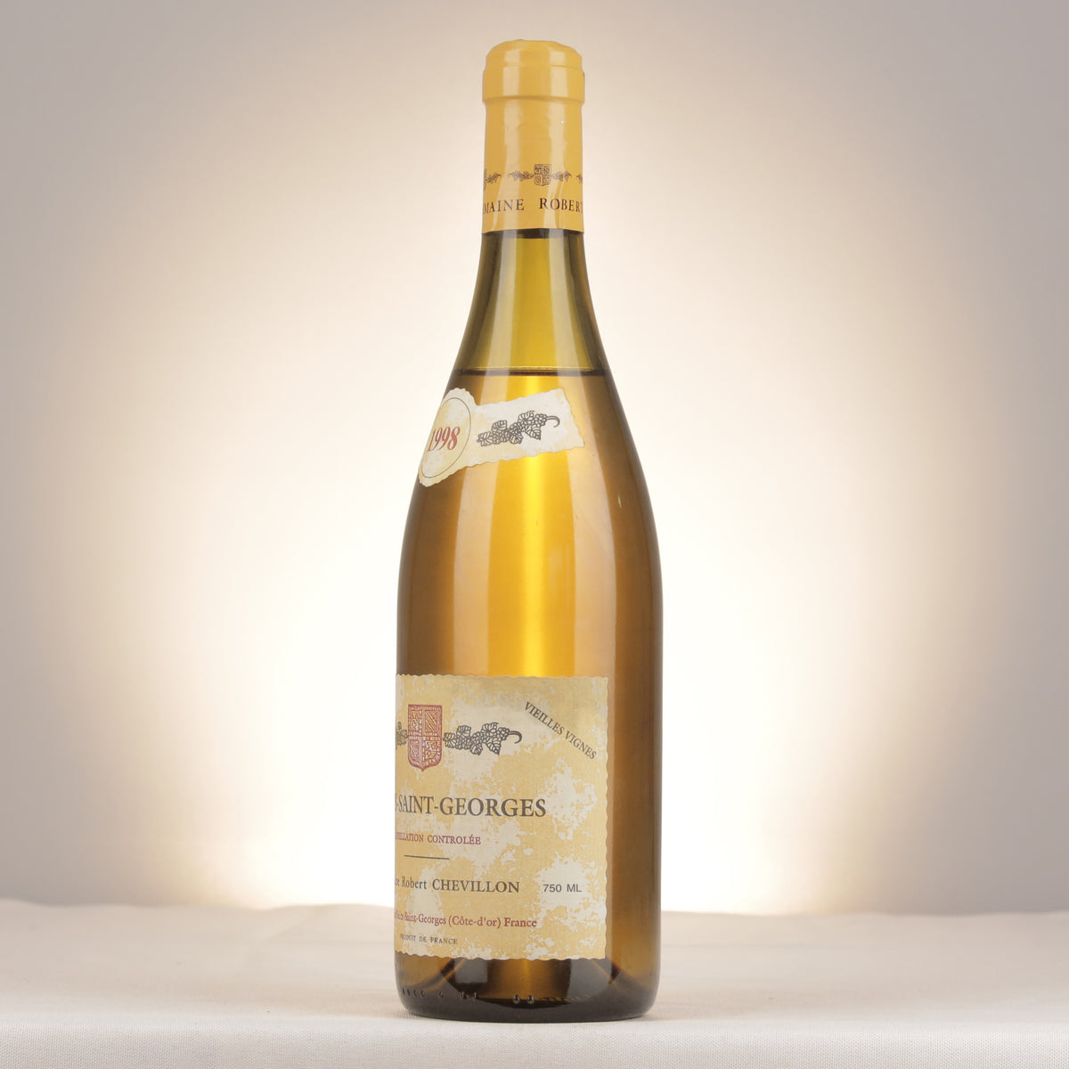 Robert Chevillon Nuits-Saint-Georges Vieilles Vignes Blanc 1998 Bottle turned left (lot 1375)