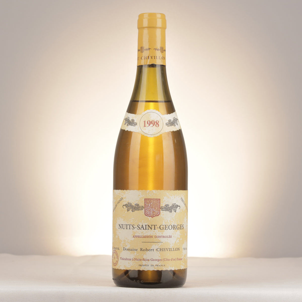 Robert Chevillon Nuits-Saint-Georges Vieilles Vignes Blanc 1998 Bottle front (lot 3f8d)