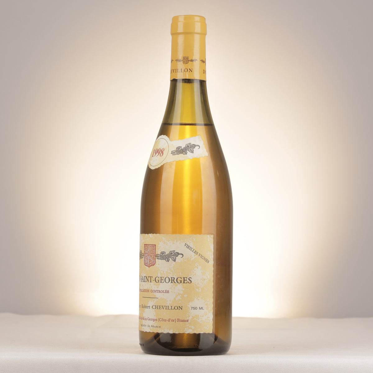 Robert Chevillon Nuits-Saint-Georges Vieilles Vignes Blanc 1998 Bottle turned left (lot 3f8d)