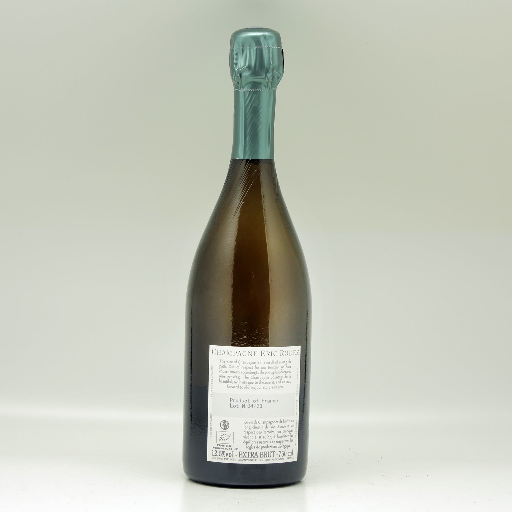 Éric Rodez Blanc de Blancs Grand Cru Champagne Bottle