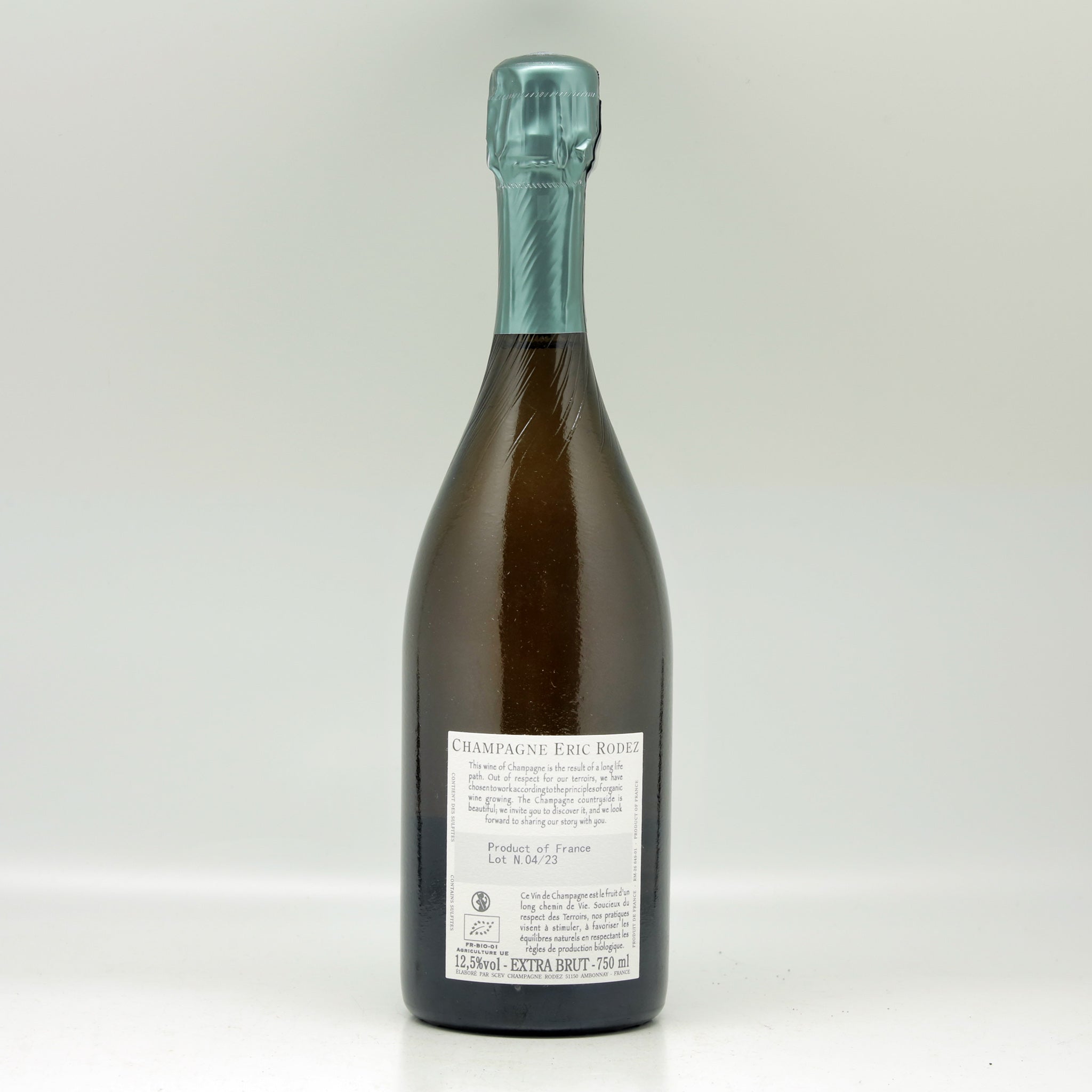 Éric Rodez Blanc de Noirs Grand Cru Champagne Bottle