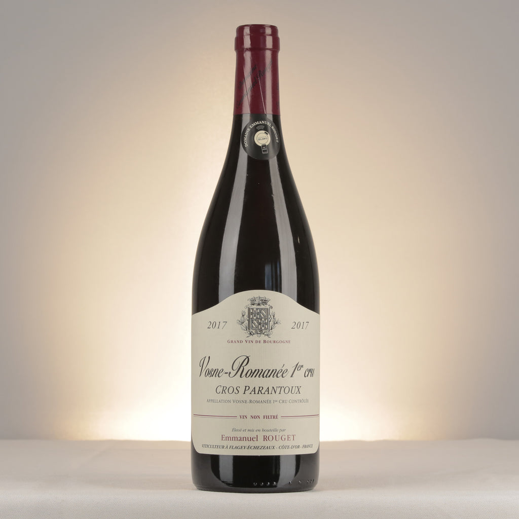 Emmanuel Rouget Cros Parentoux Vosne-Romanée 1er Cru 2017 Bottle front