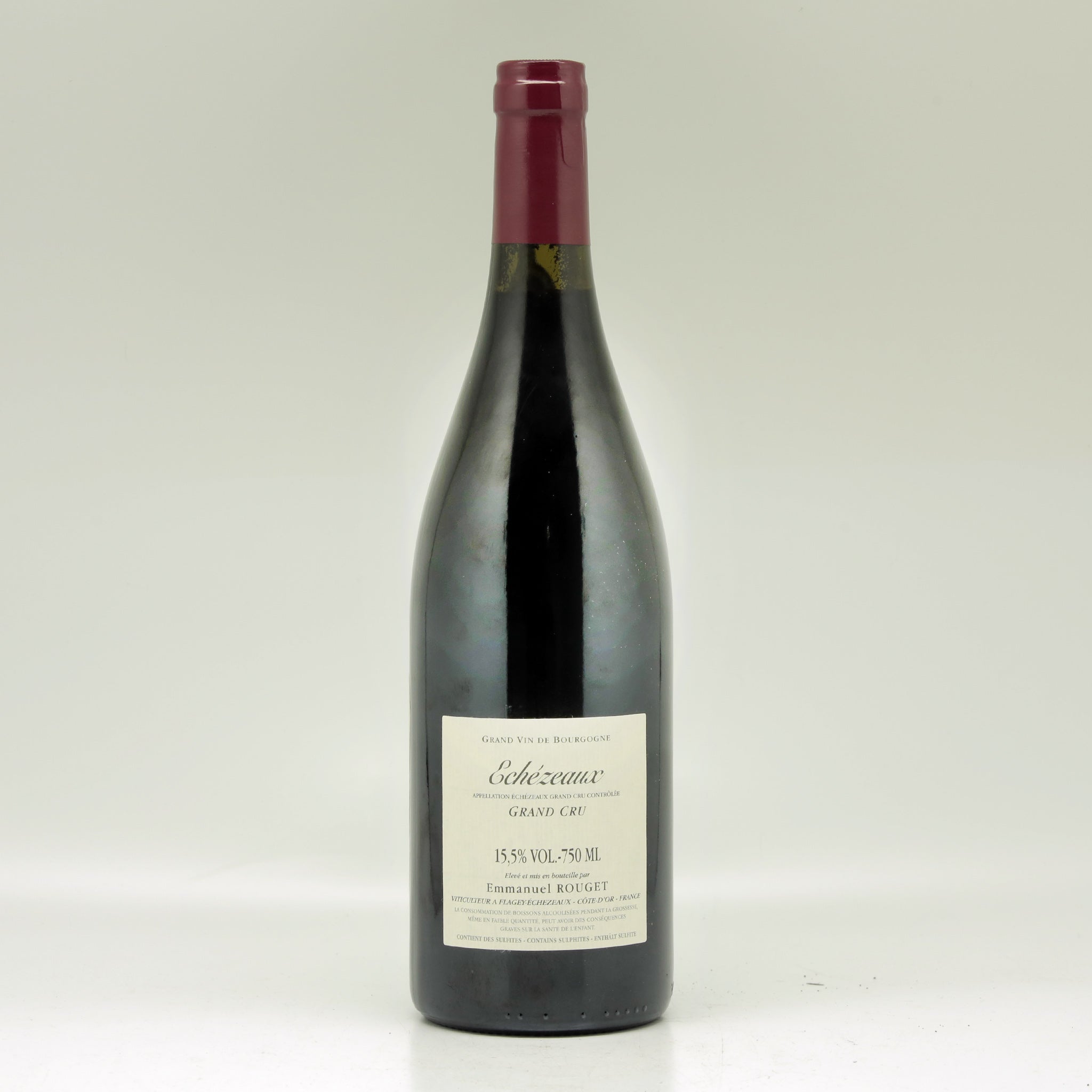 Domaine Rouget Emmanuel Echezeaux Grand Cru 2020 Red wine Bottle