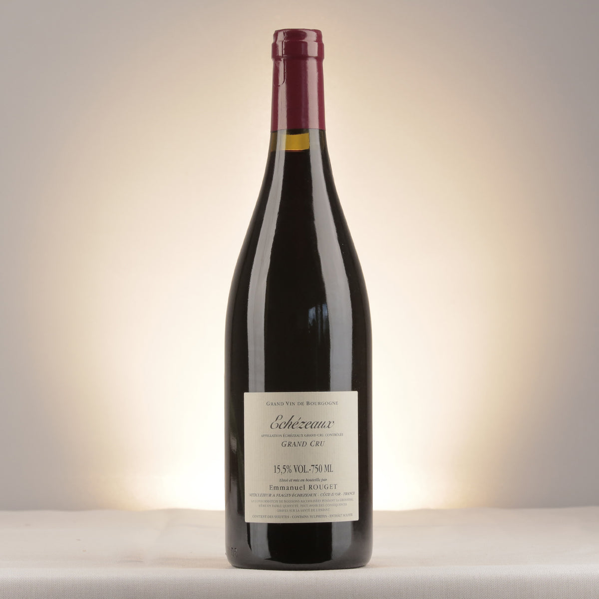 Domaine Rouget Emmanuel Echezeaux Grand Cru 2020 Bottle back
