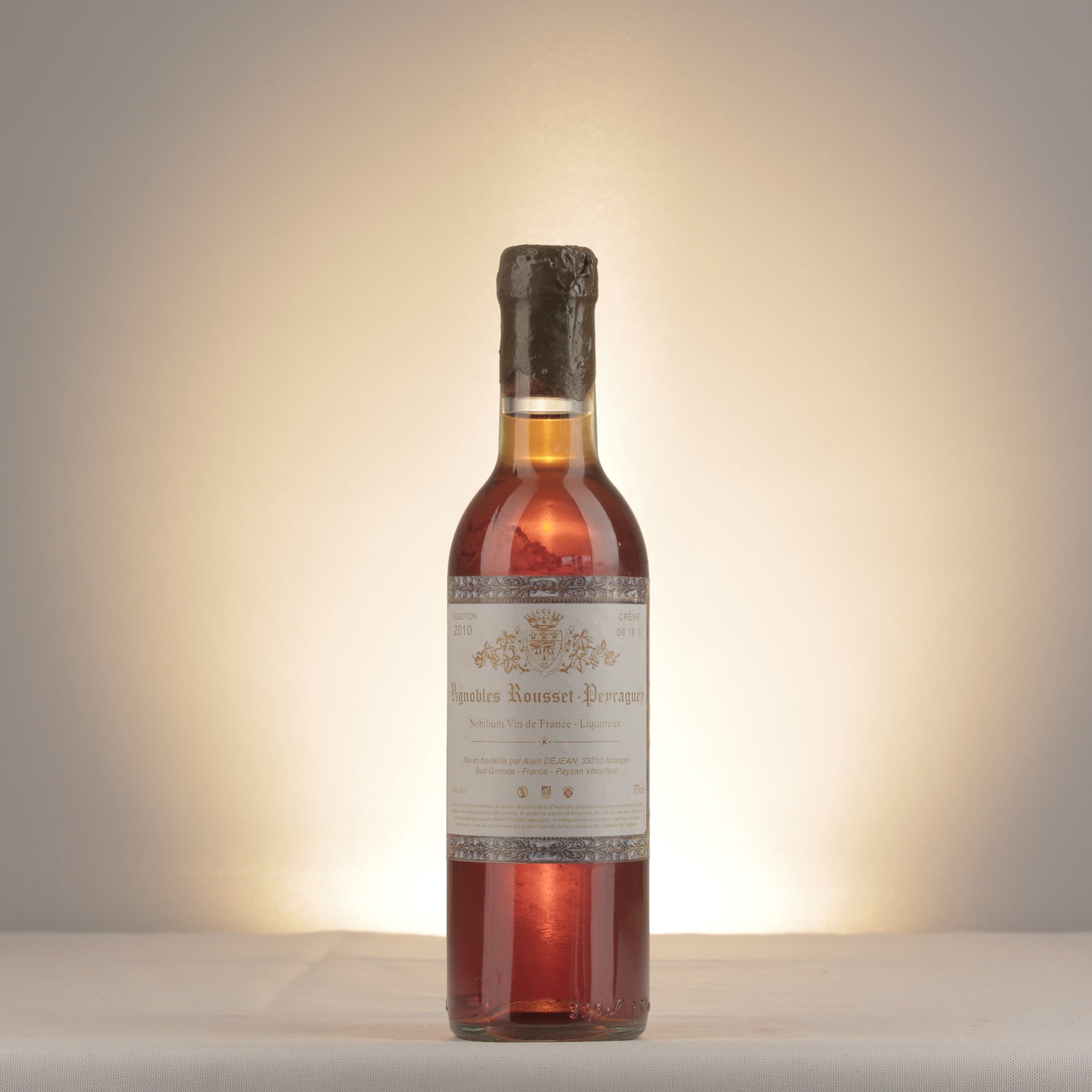Rousset-Peyraguey Crème de Tête Nobilium VdF 2010 Half-Bottle front