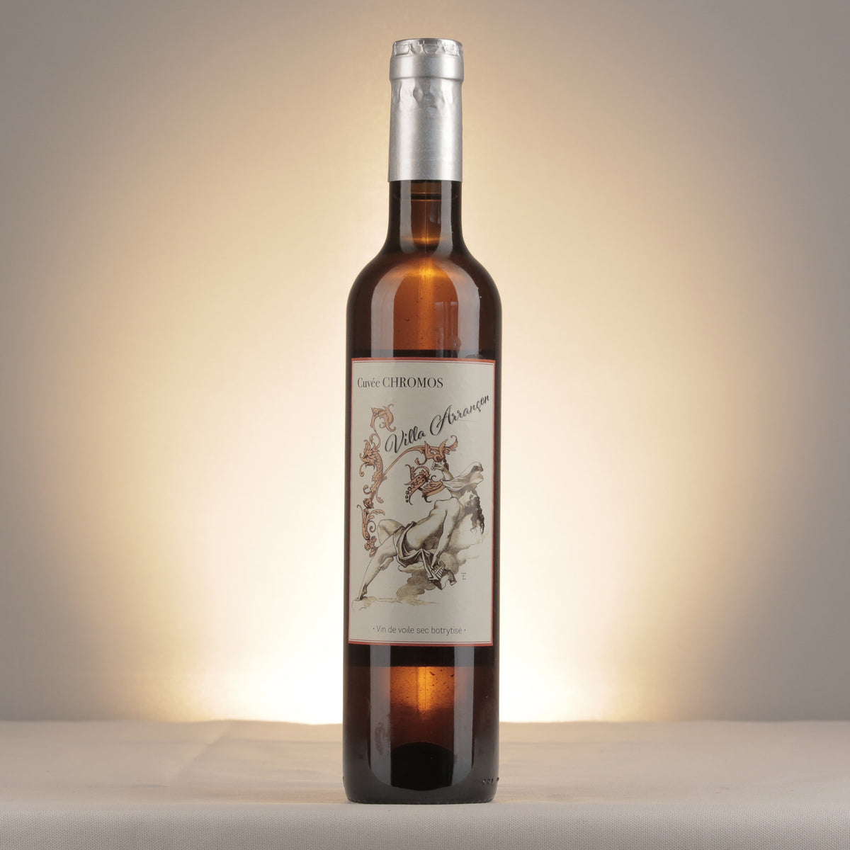 Rousset-Peyraguey Villa Arrançon cuvée Chromos VdF 2015 Bottle front