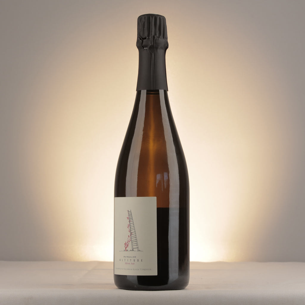 Salima & Alain Cordeuil Altitude 320m Brut Nature Champagne 2019 Bottle detail
