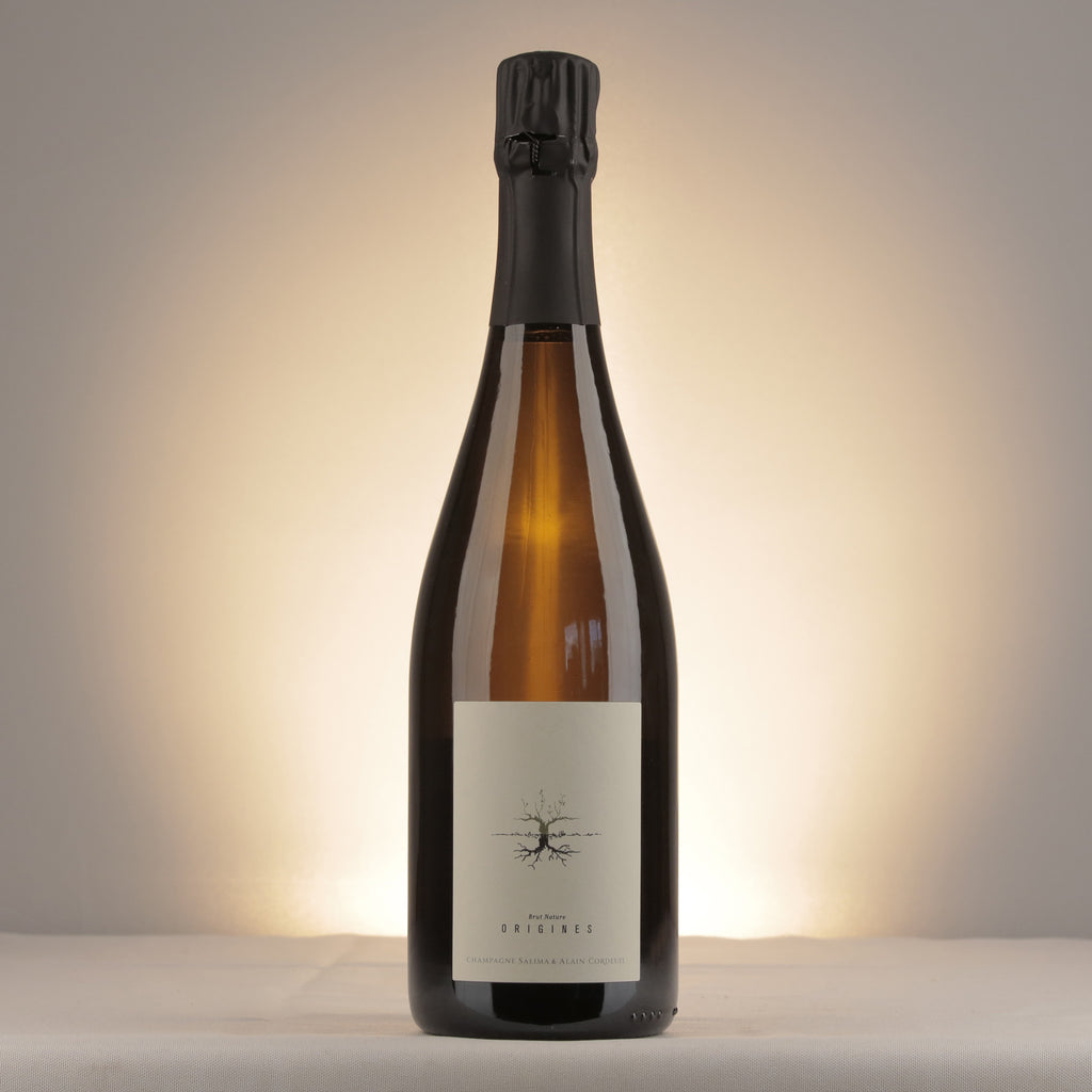 Salima & Alain Cordeuil Origines Brut Nature Champagne 2019 Bottle front