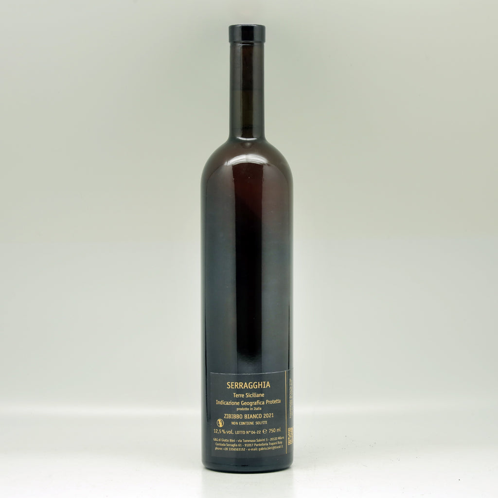 Serragghia Terre Siciliane Bianco Zibbibo 2021 White wine Bottle