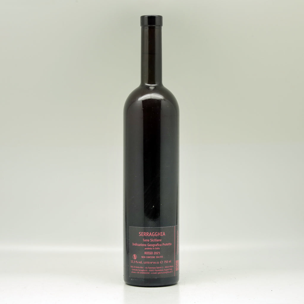 Serragghia Terre Siciliane Rosso Fanino 2021 Red wine Bottle