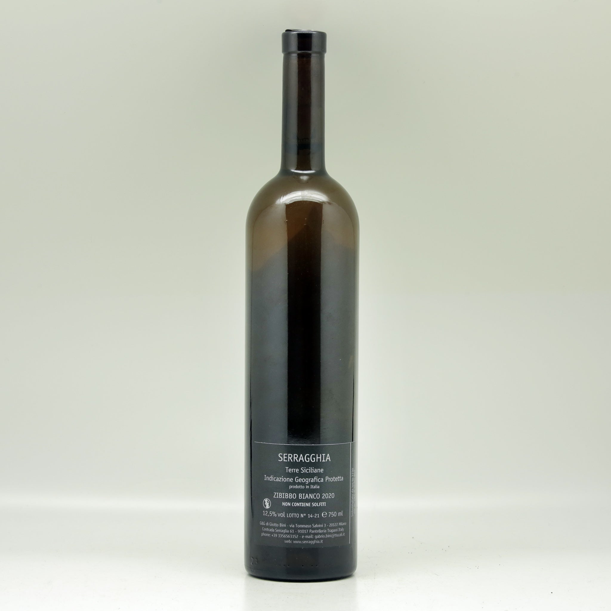 Serragghia Terre Siciliane Heritage 2020 White wine Bottle