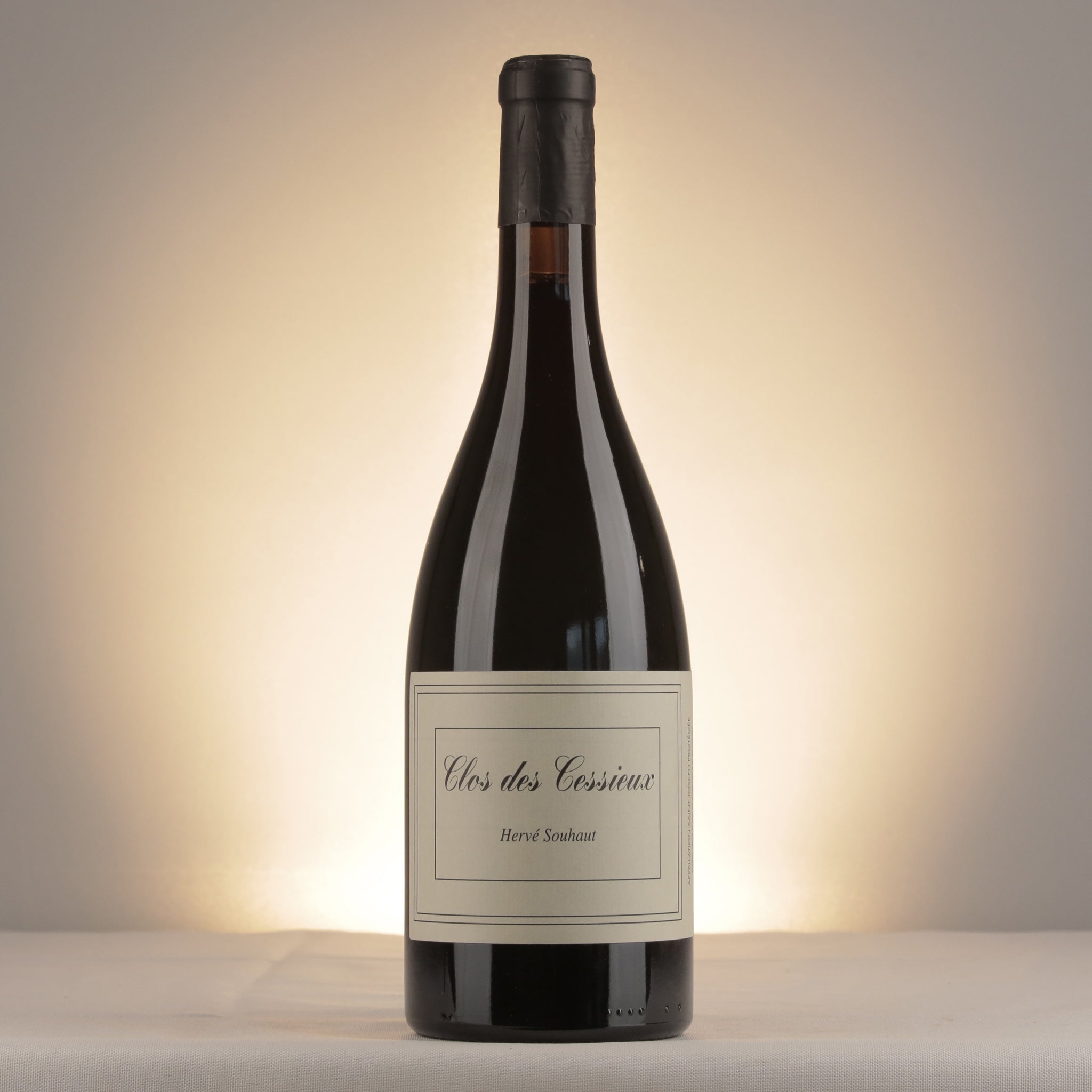 Hervé Souhaut Romaneaux Destezet Clos des Cessieux Ardèche 2019 Bottle front