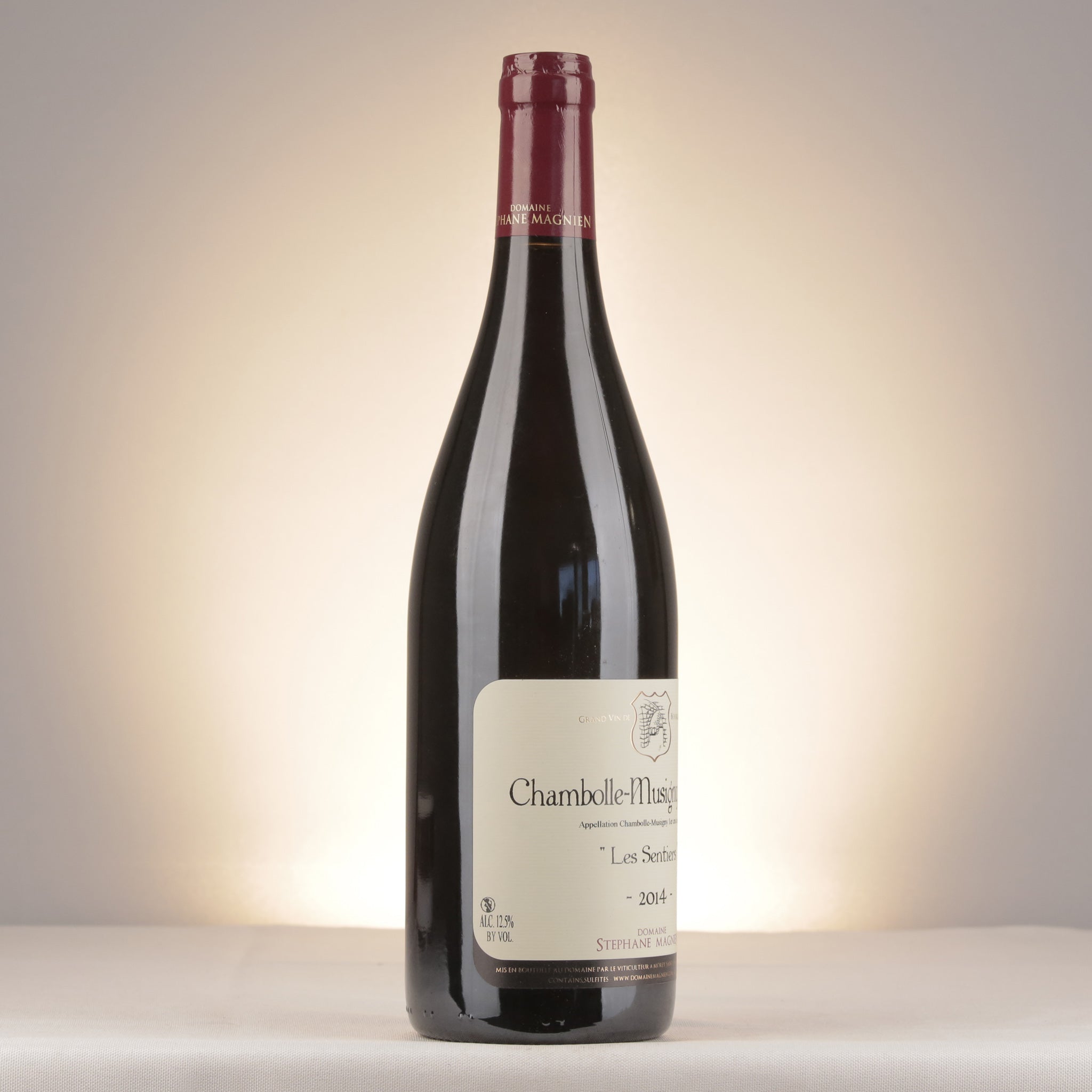 Stéphane Magnien Chambolle-Musigny 1er Cru "Les Sentiers" 2014 Bottle label