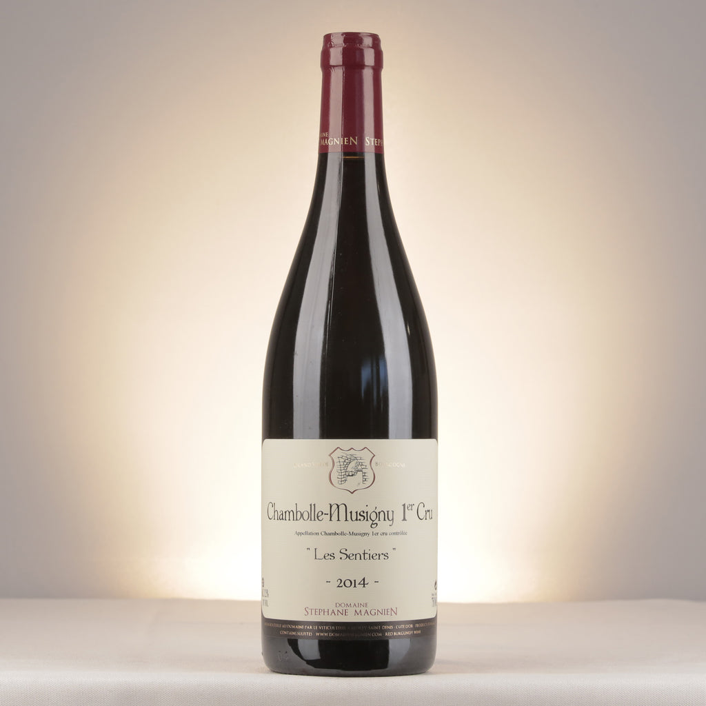 Stéphane Magnien Chambolle-Musigny 1er Cru "Les Sentiers" 2014 Bottle front