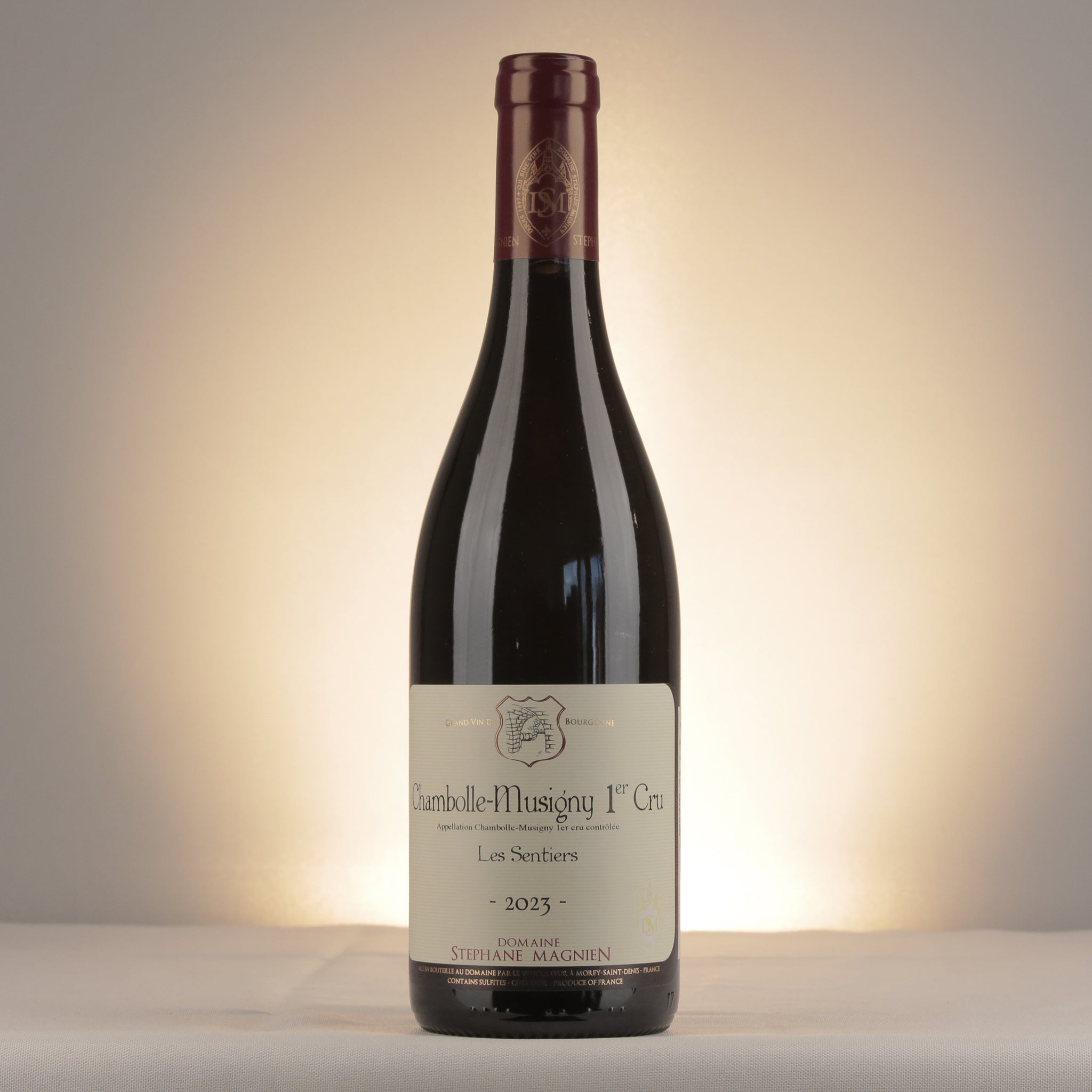 Stéphane Magnien Chambolle-Musigny 1er Cru "Les Sentiers" 2023 Bottle front