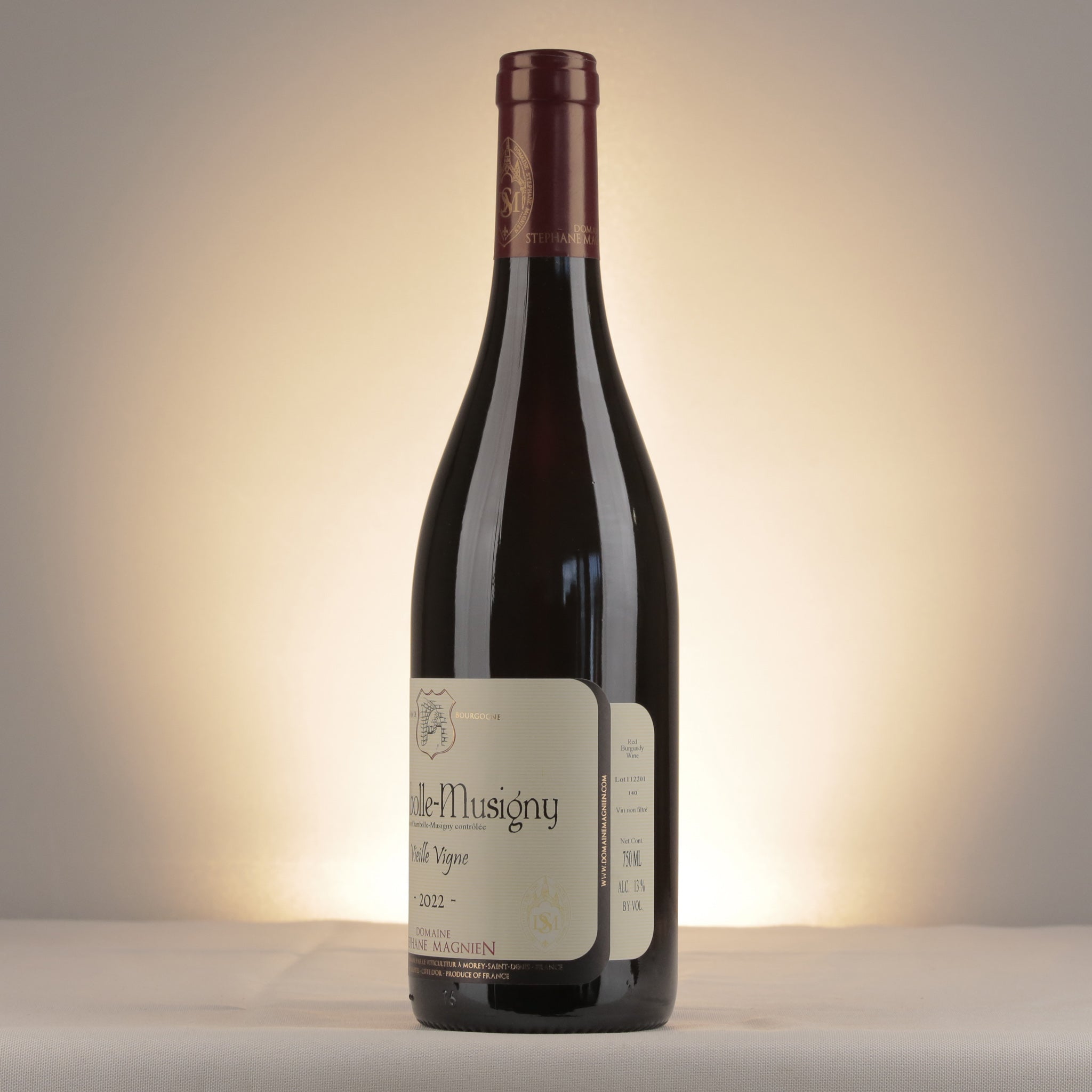 Stéphane Magnien Chambolle-Musigny Vieilles Vignes 2022 Bottle label
