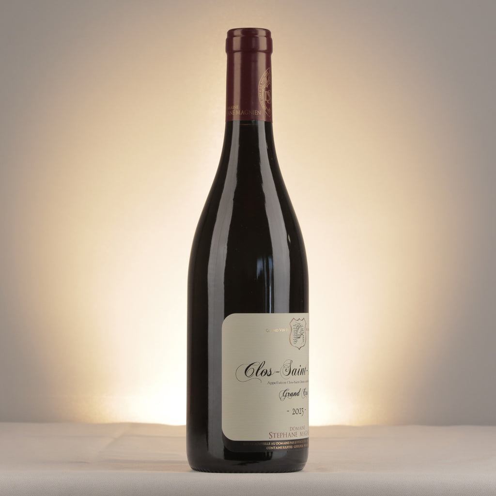 Stéphane Magnien Clos Saint Denis Grand Cru 2023 Bottle detail