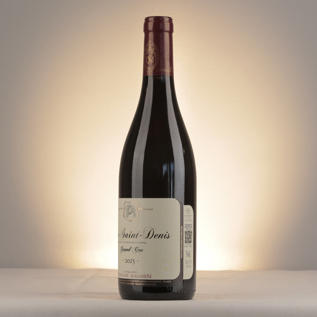 Stéphane Magnien Clos Saint Denis Grand Cru 2023 Bottle label