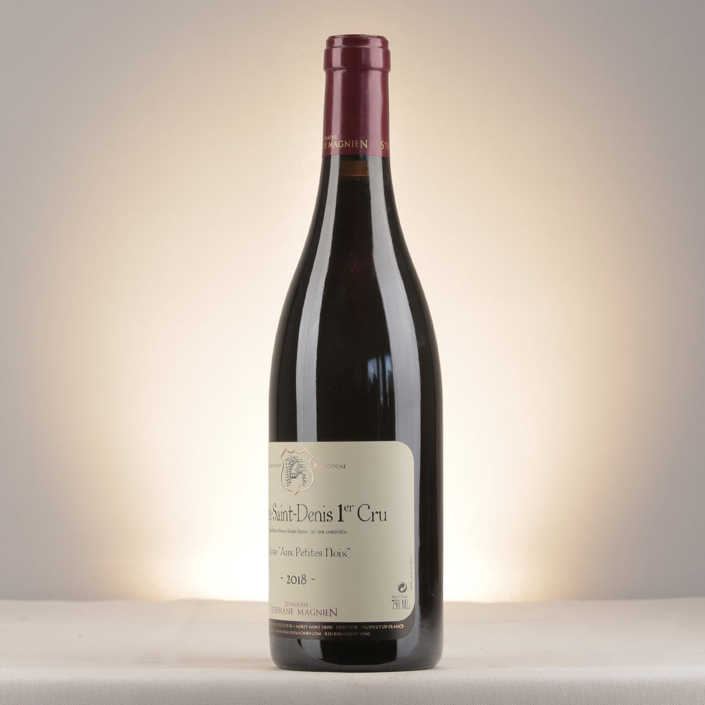 Stéphane Magnien Morey-Saint-Denis 1er Cru Cuvée Aux Petites Noix 2018 Bottle detail