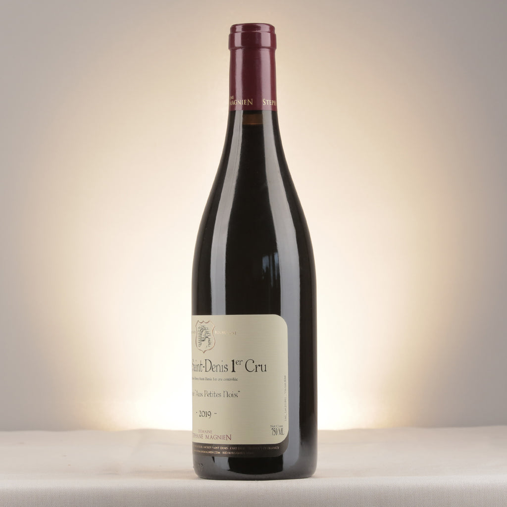 Stéphane Magnien Morey-Saint-Denis 1er Cru Cuvée Aux Petites Noix 2019 Bottle detail