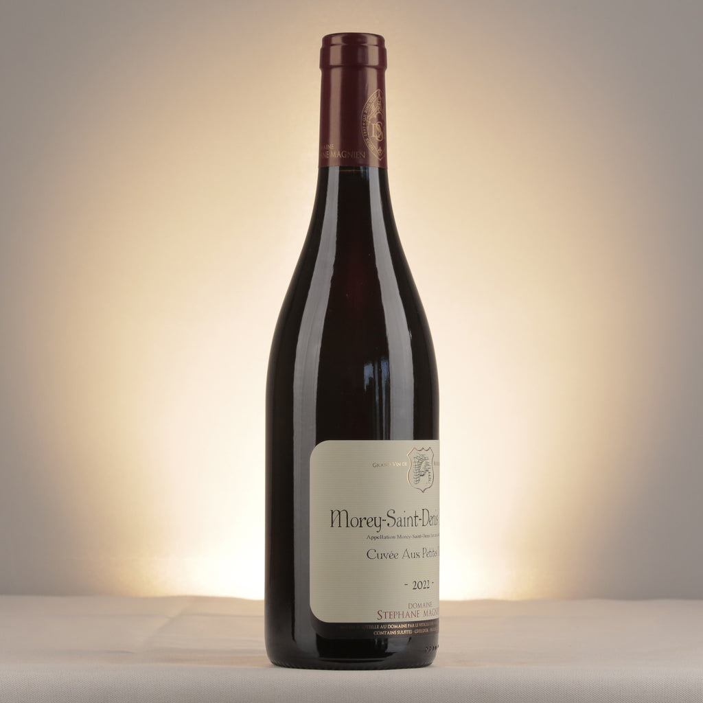 Stéphane Magnien Morey-Saint-Denis 1er Cru Cuvée Aux Petites Noix 2022 Bottle detail