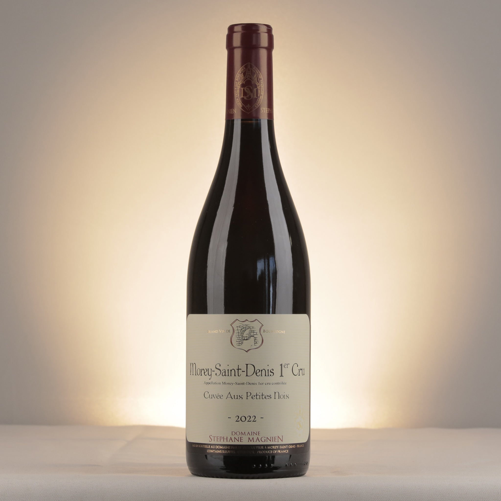 Stéphane Magnien Morey-Saint-Denis 1er Cru Cuvée Aux Petites Noix 2022 Bottle front