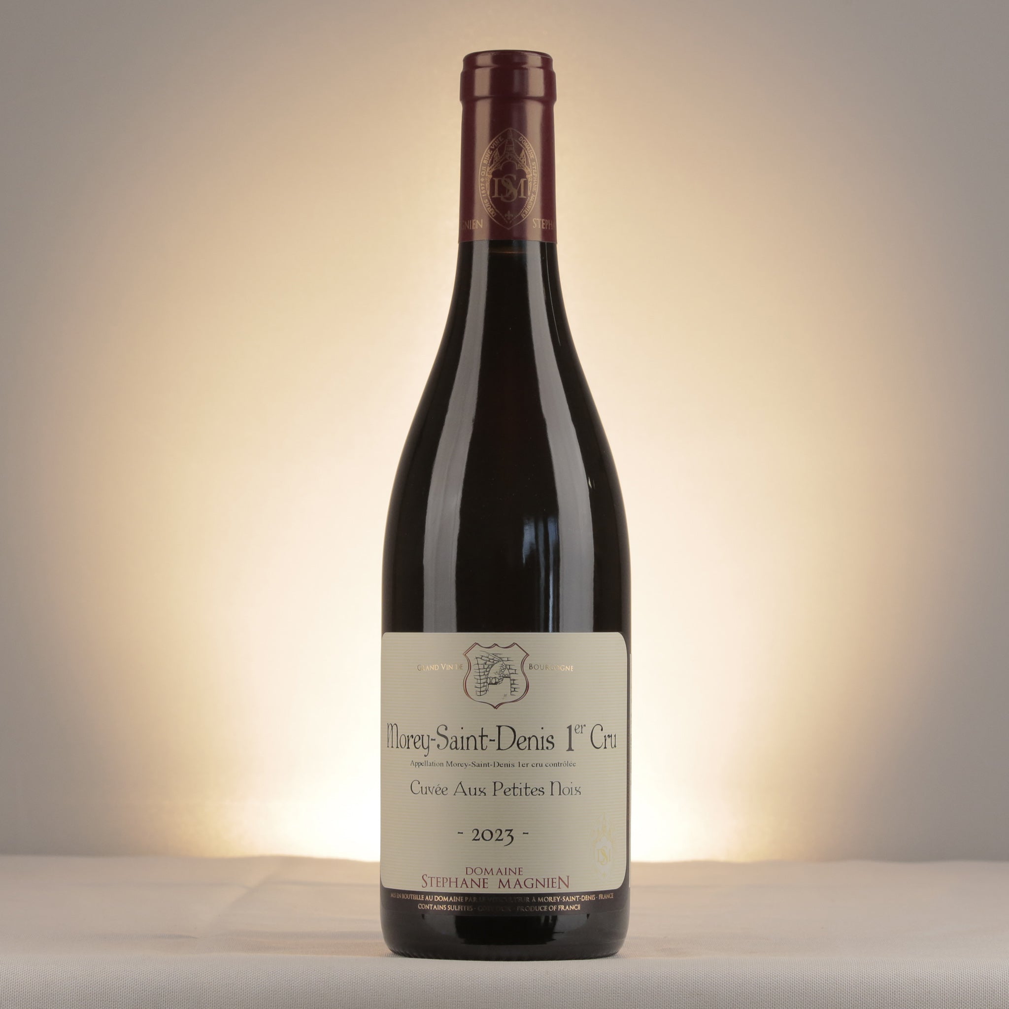 Stéphane Magnien Morey-Saint-Denis 1er Cru Cuvée Aux Petites Noix 2023 Bottle front