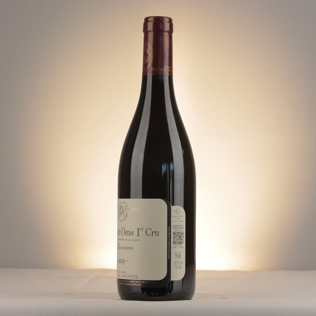 Stéphane Magnien Morey-Saint-Denis 1er Cru Les Faconnières 2023 Bottle label