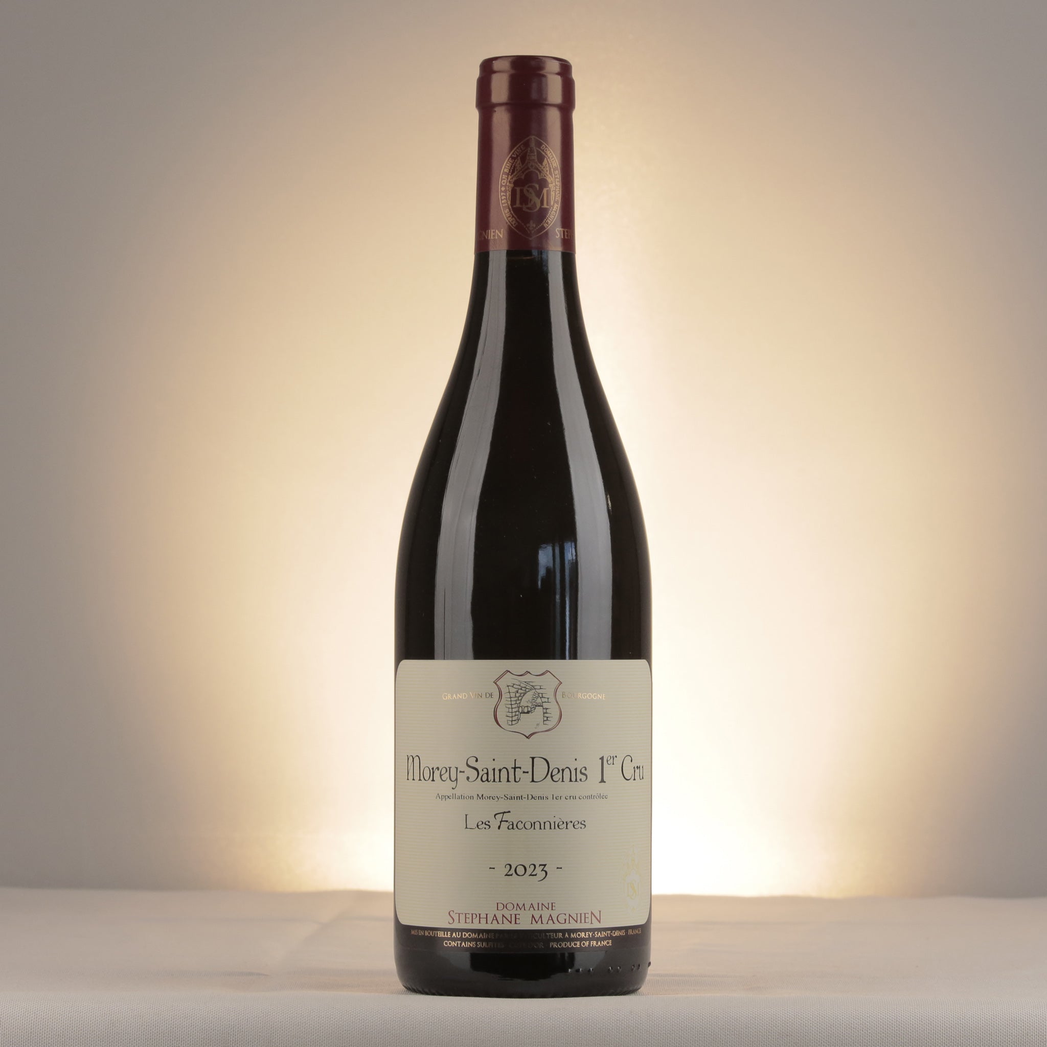 Stéphane Magnien Morey-Saint-Denis 1er Cru Les Faconnières 2023 Bottle front