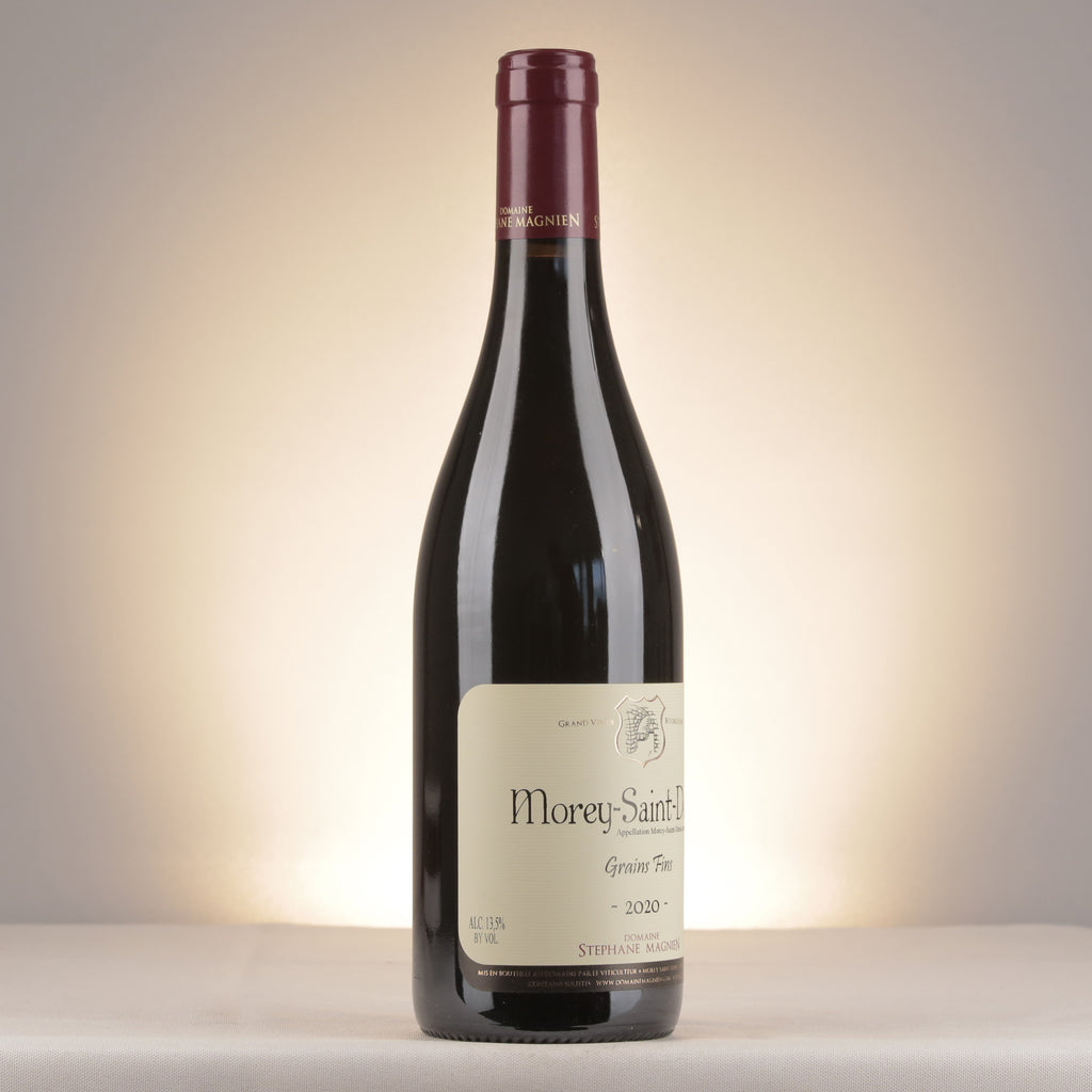 Stéphane Magnien Morey-Saint-Denis "Grains Fins" 2020 Bottle label