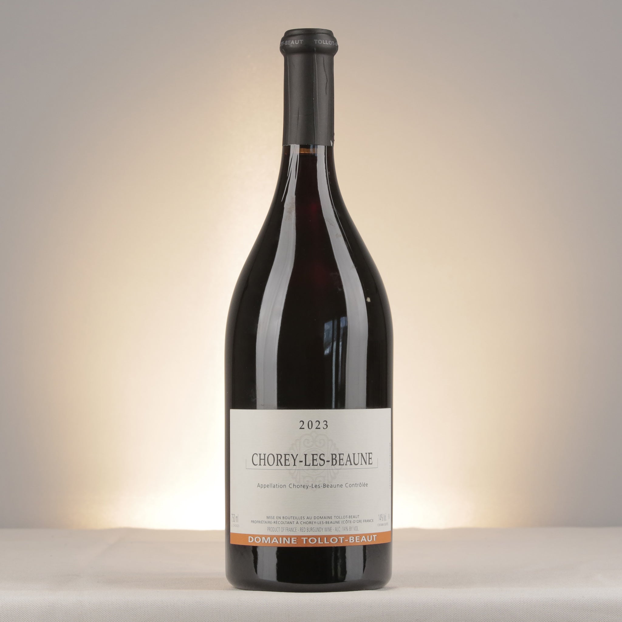 Tollot-Beaut Chorey-les-Beaune 2023 Bottle front