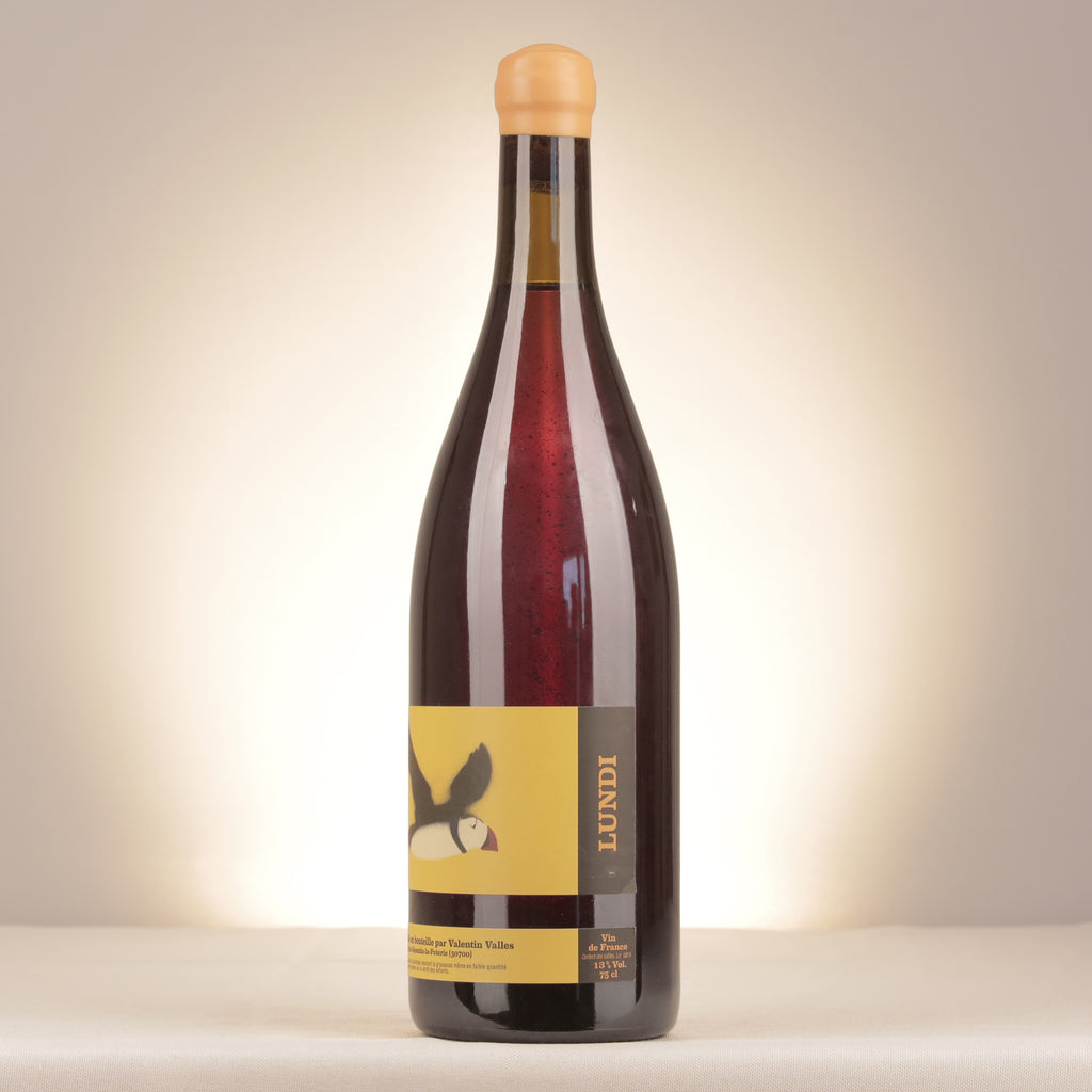 Valentin Vallès Lundi Rosé VdF 2019 Bottle turned left